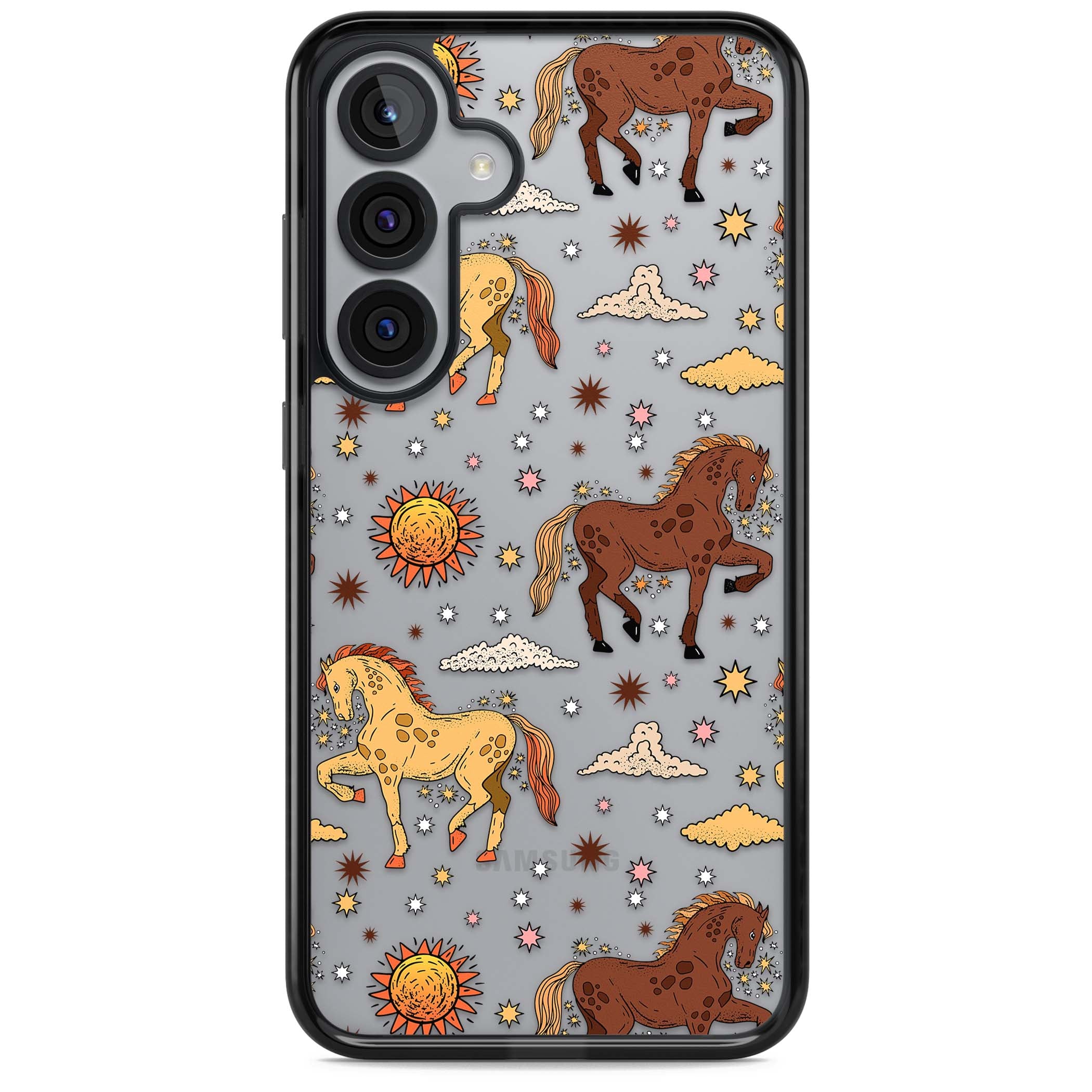 Boho Celestial Wild Horses