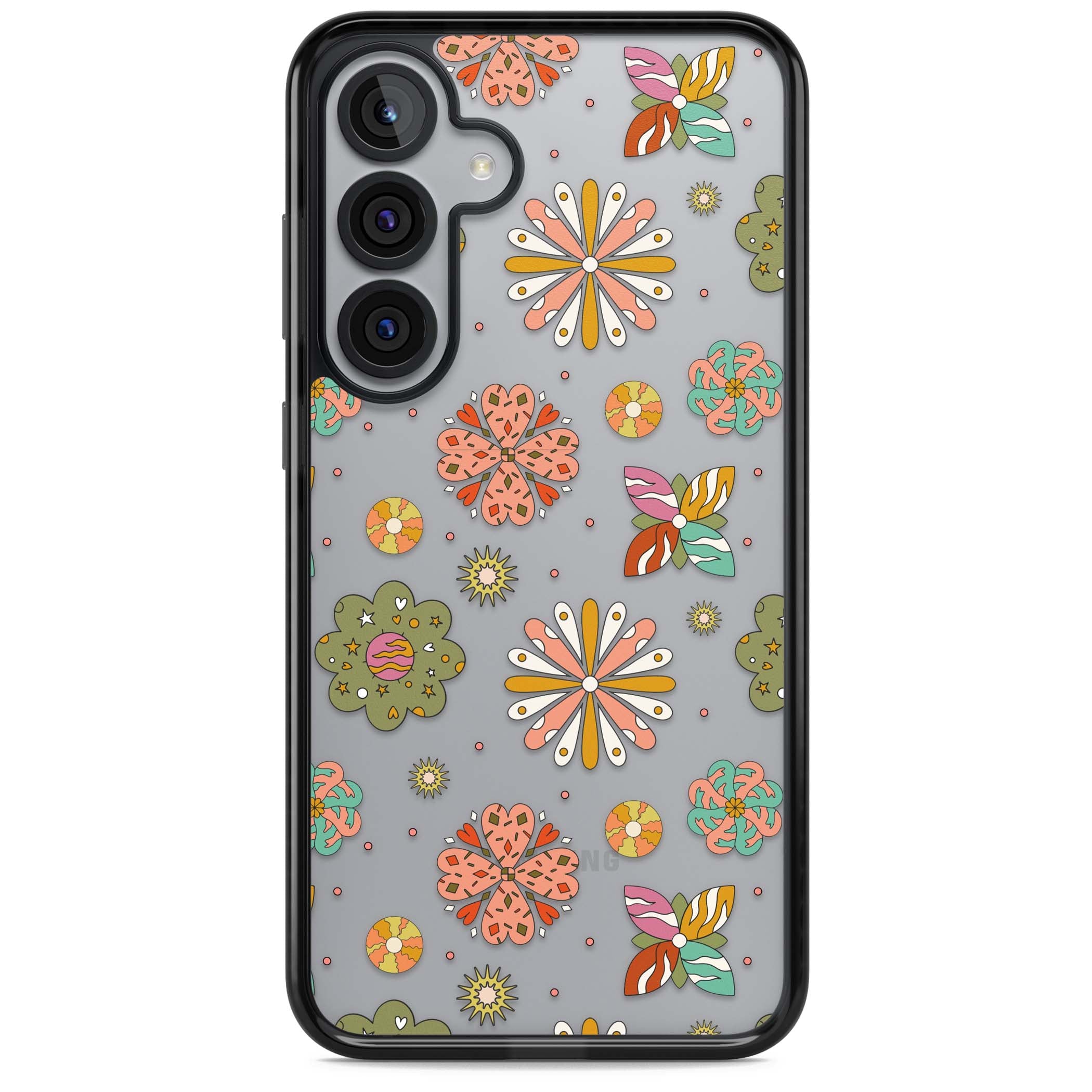Boho Celestial Psychedelic Floral