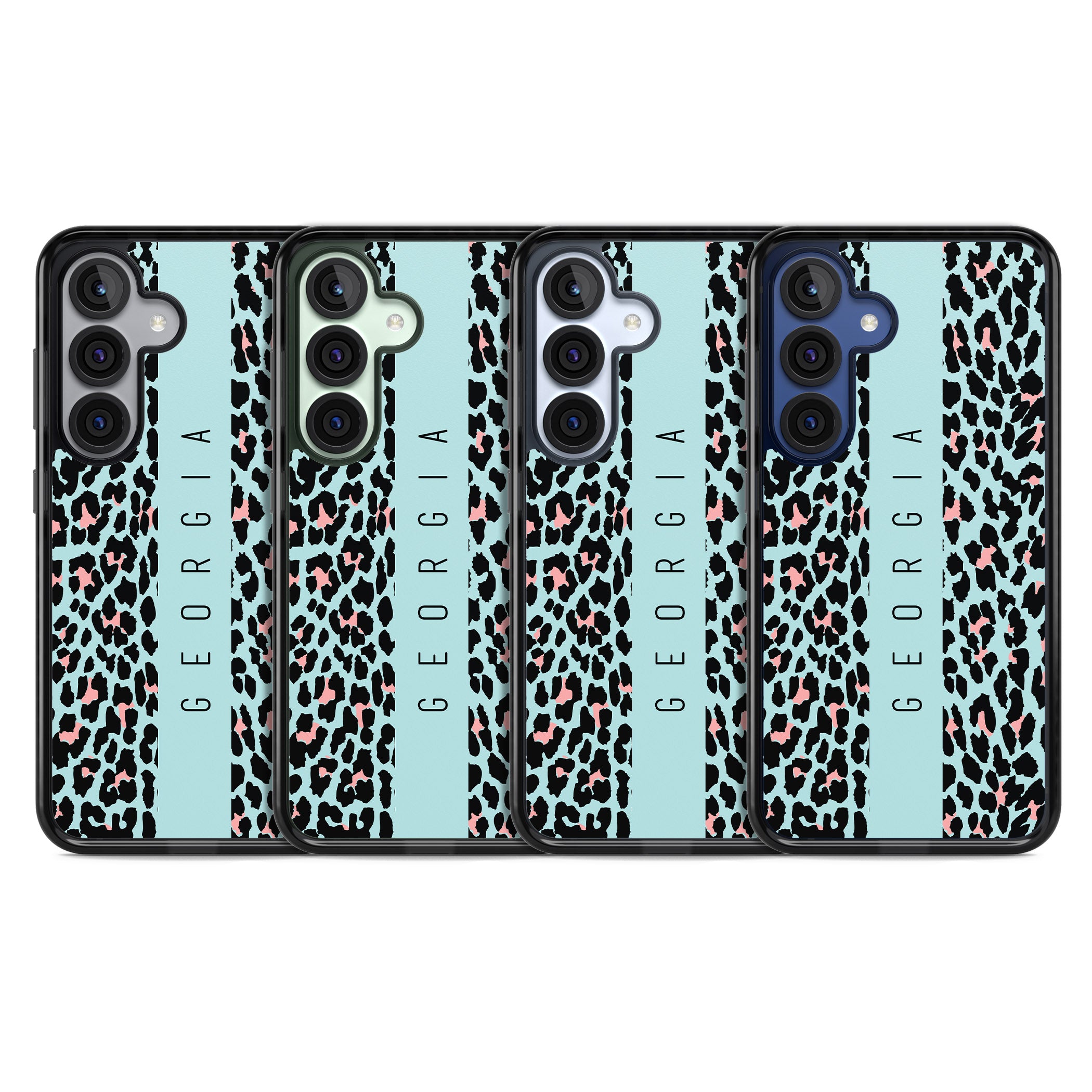 Personalised Blue Leopard