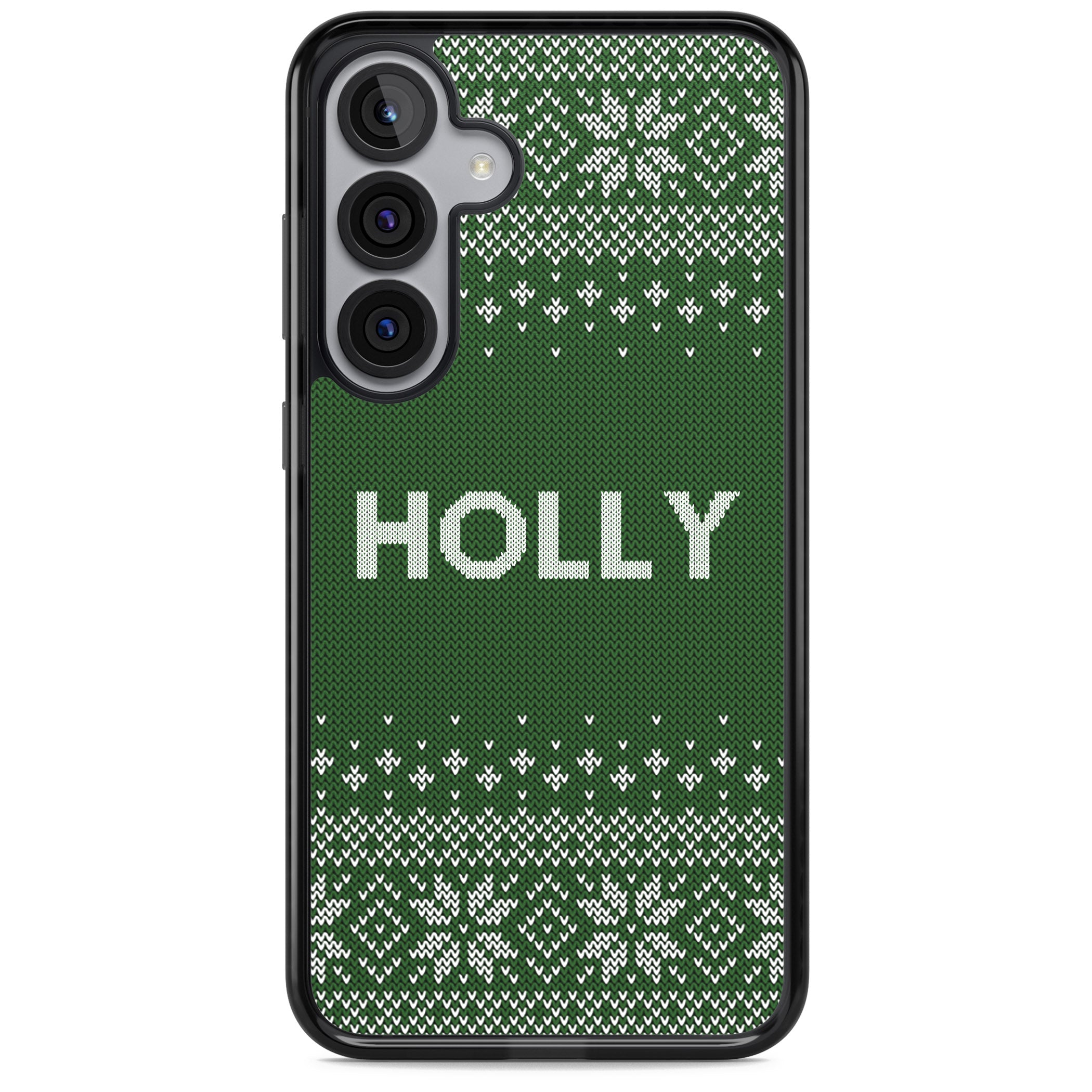 Personalised Green Christmas Knit