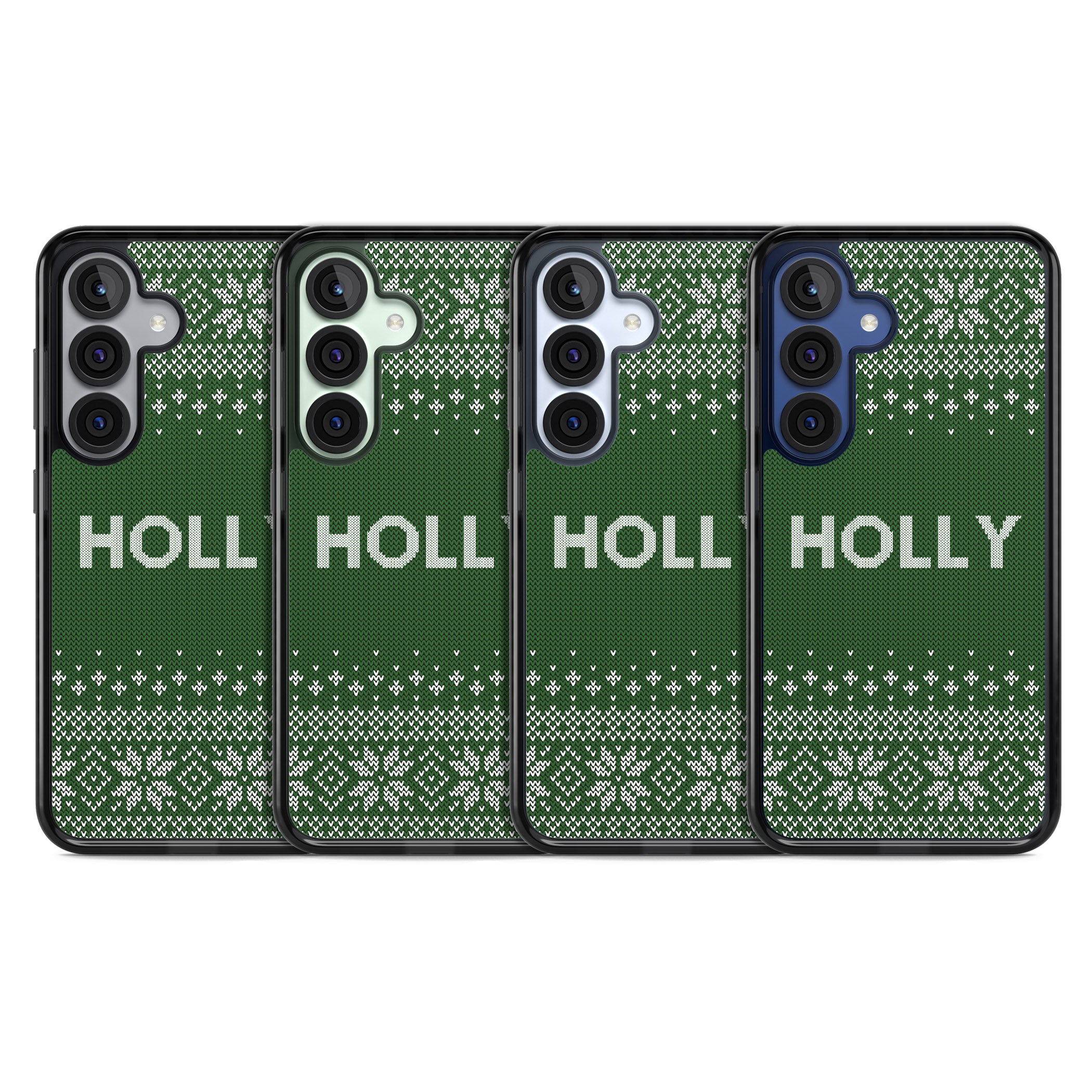 Personalised Green Christmas Knit