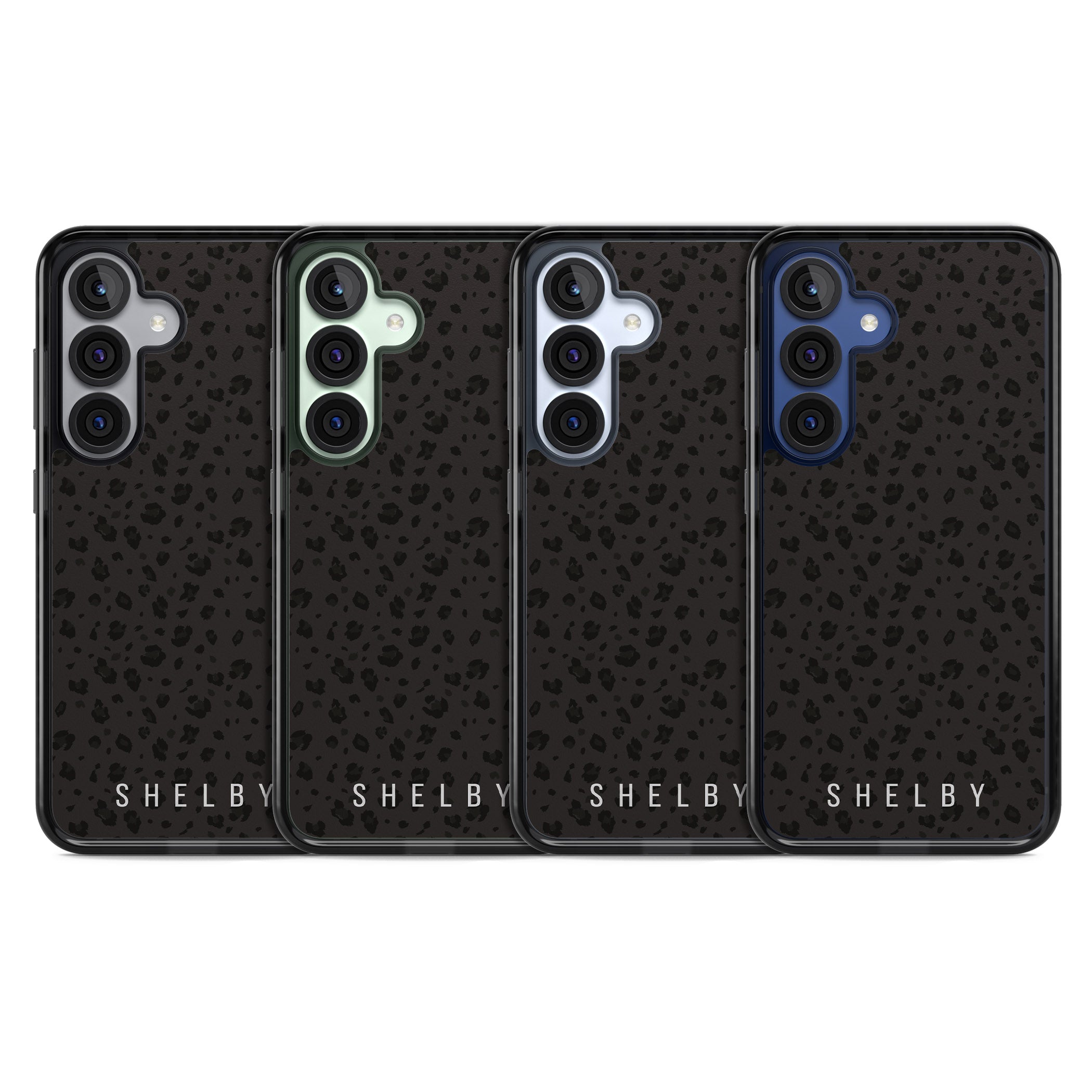 Personalised Dark Leopard Lettering