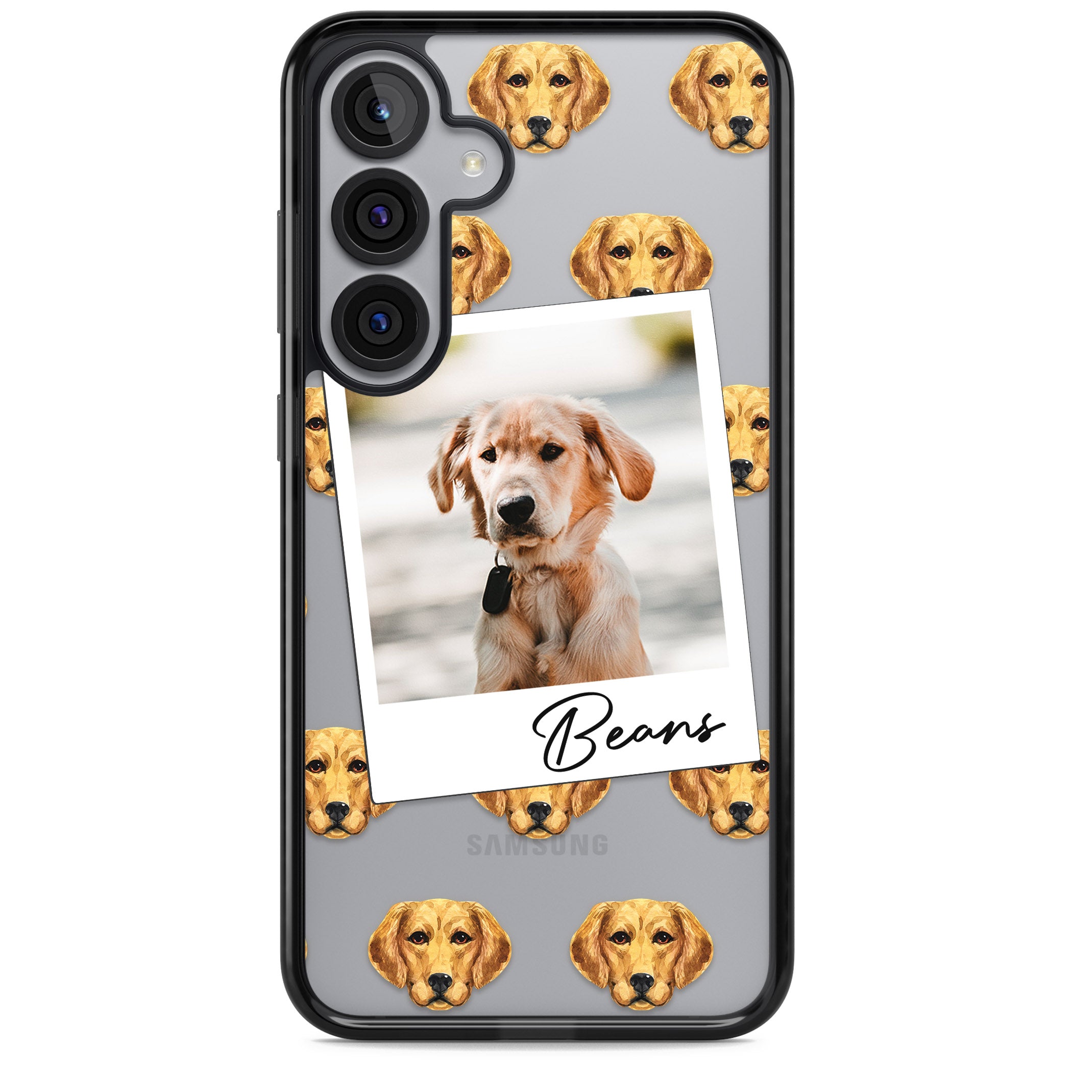 Personalised Labrador Instant Camera Photo