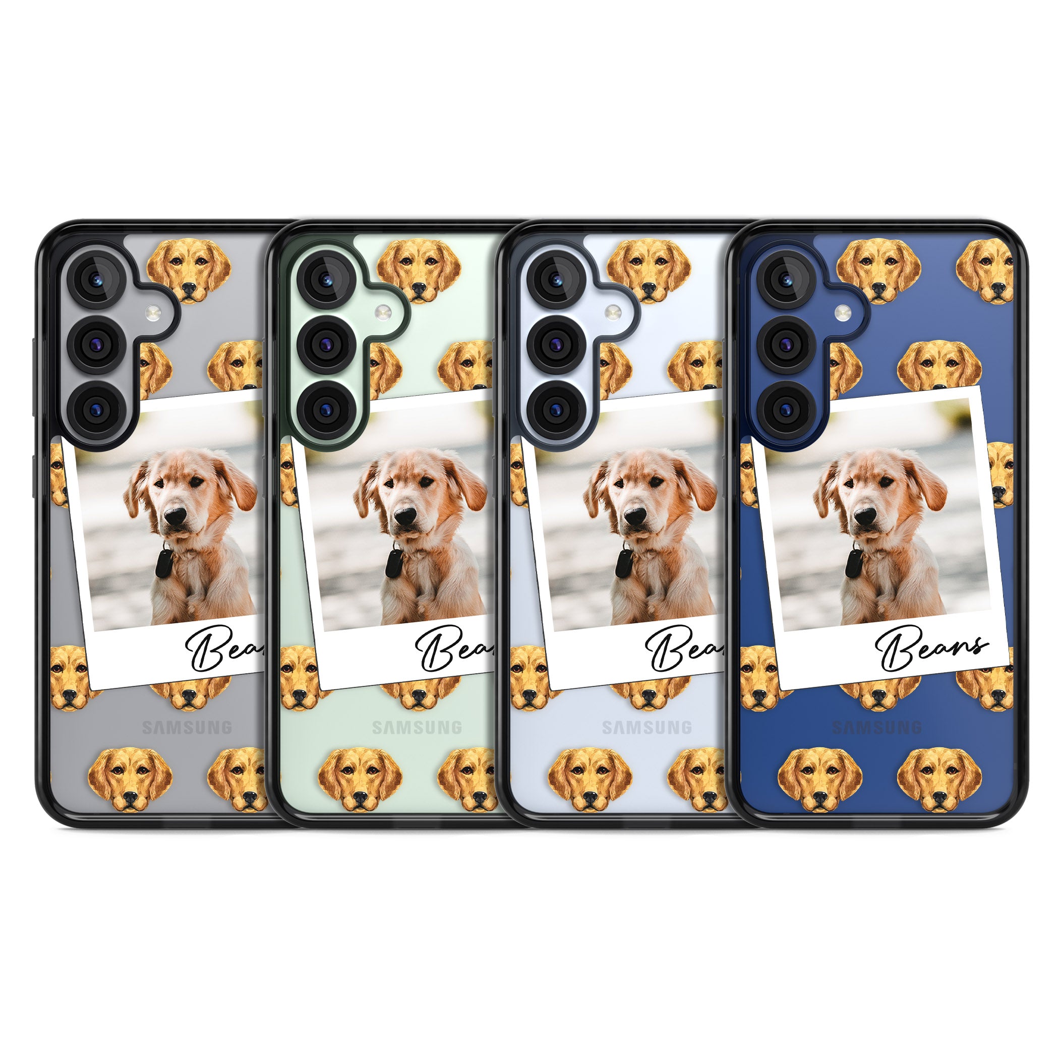 Personalised Labrador Instant Camera Photo