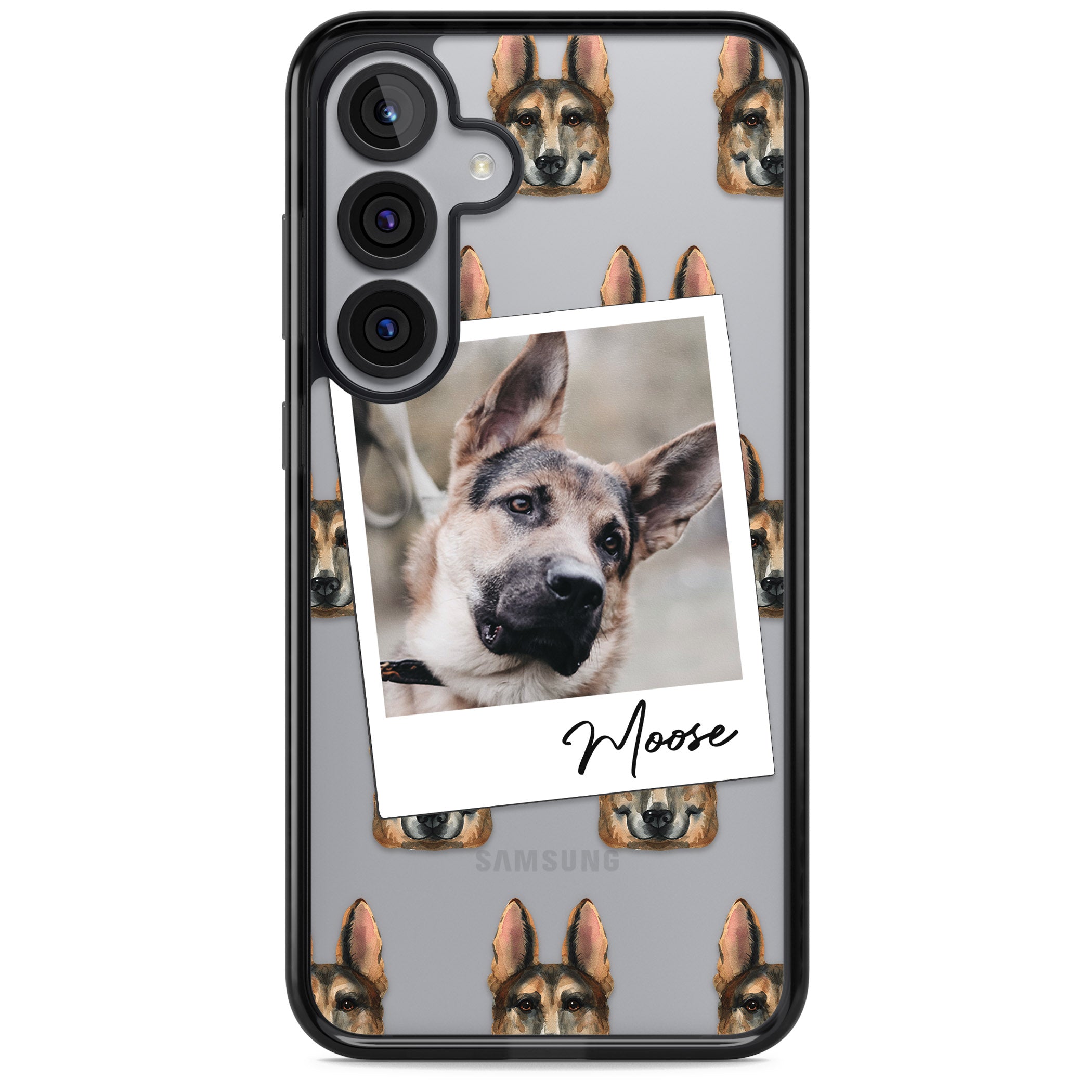 Personalised German Shepherd Instant Camera Photo