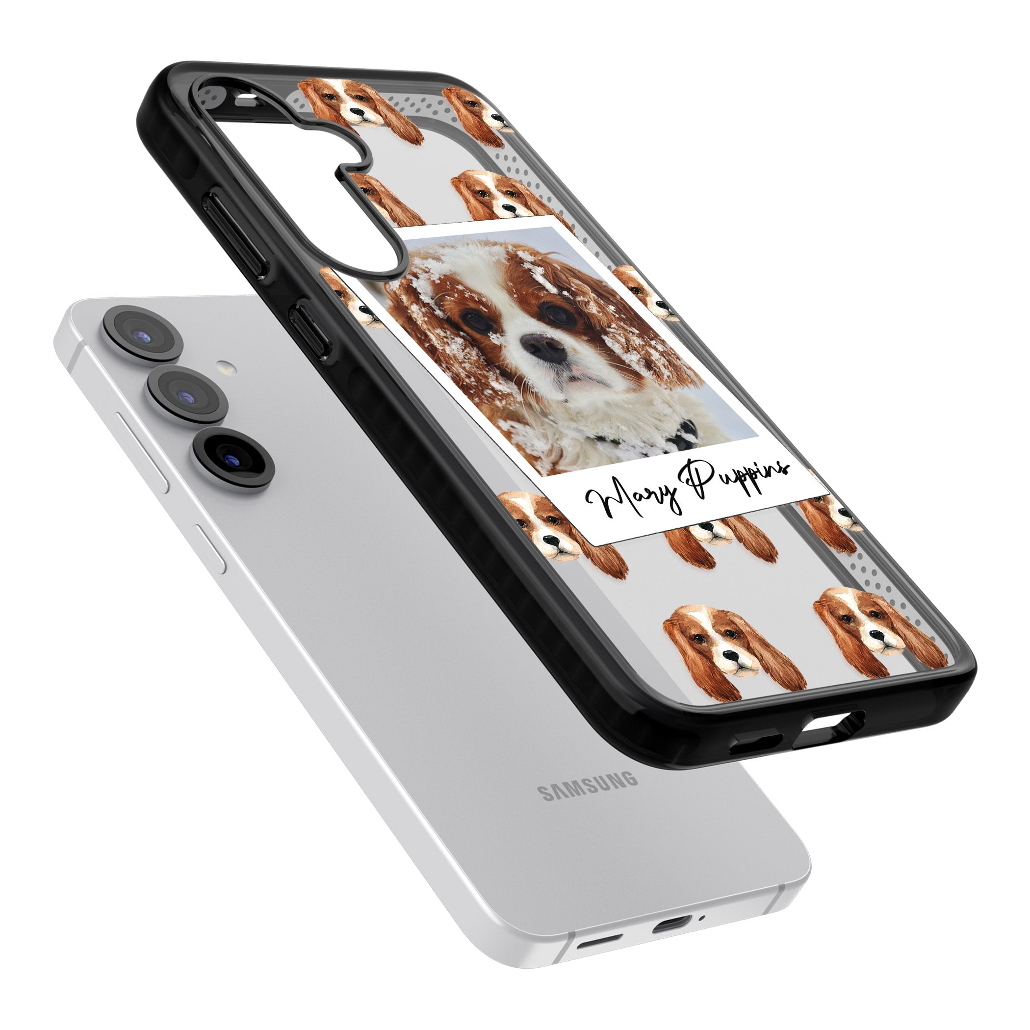 Personalised Cavalier King Charles Instant Camera Photo