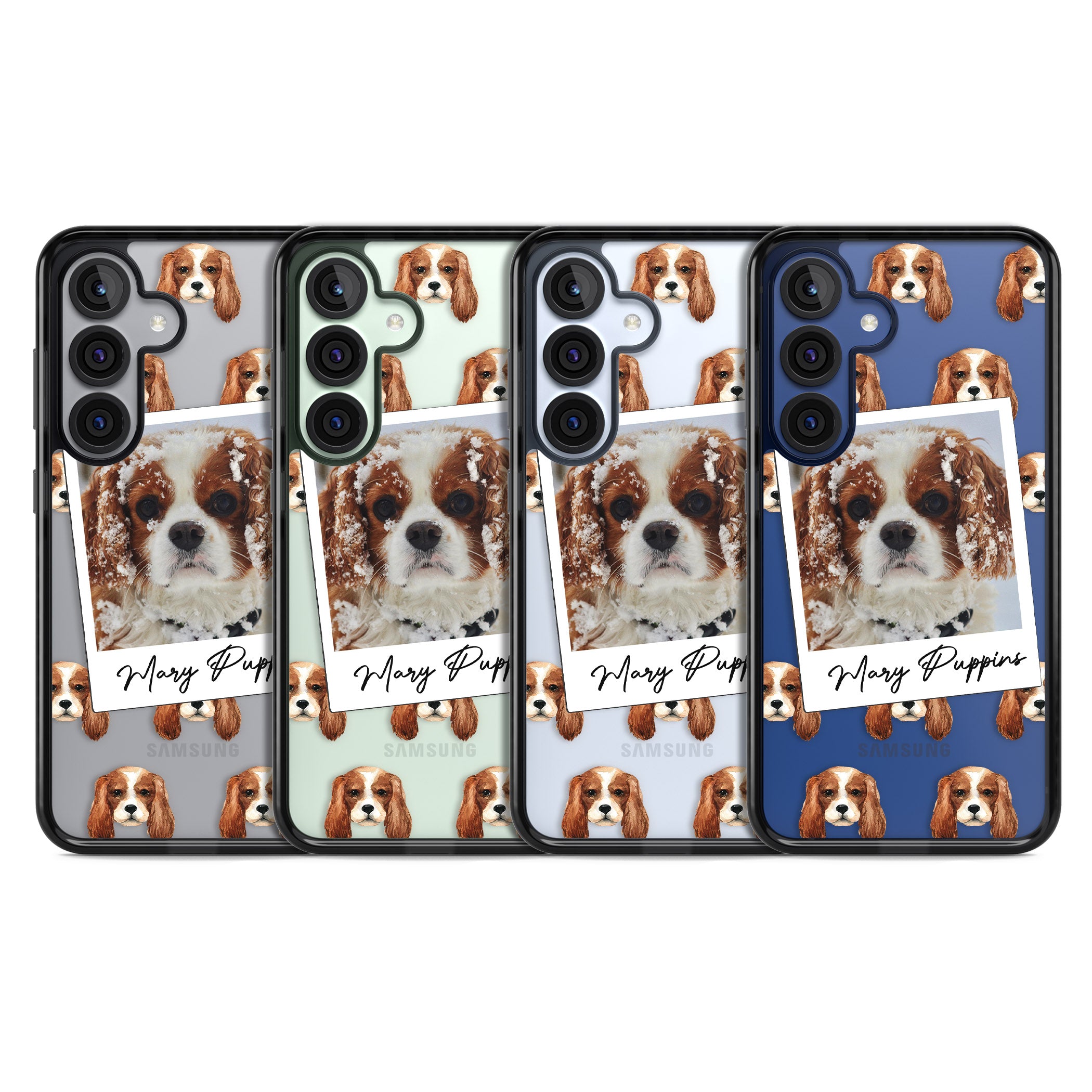 Personalised Cavalier King Charles Instant Camera Photo