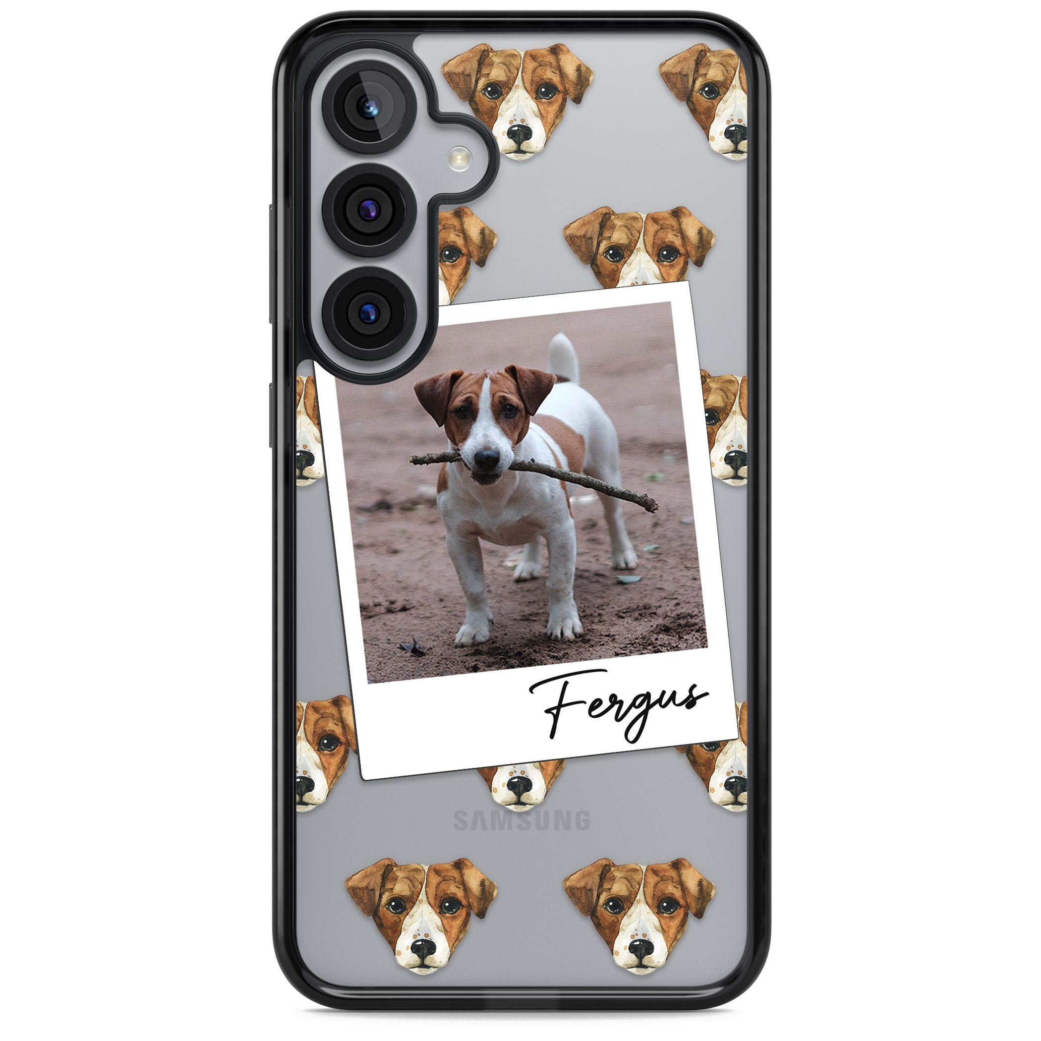 Personalised Jack Russell Instant Camera Photo