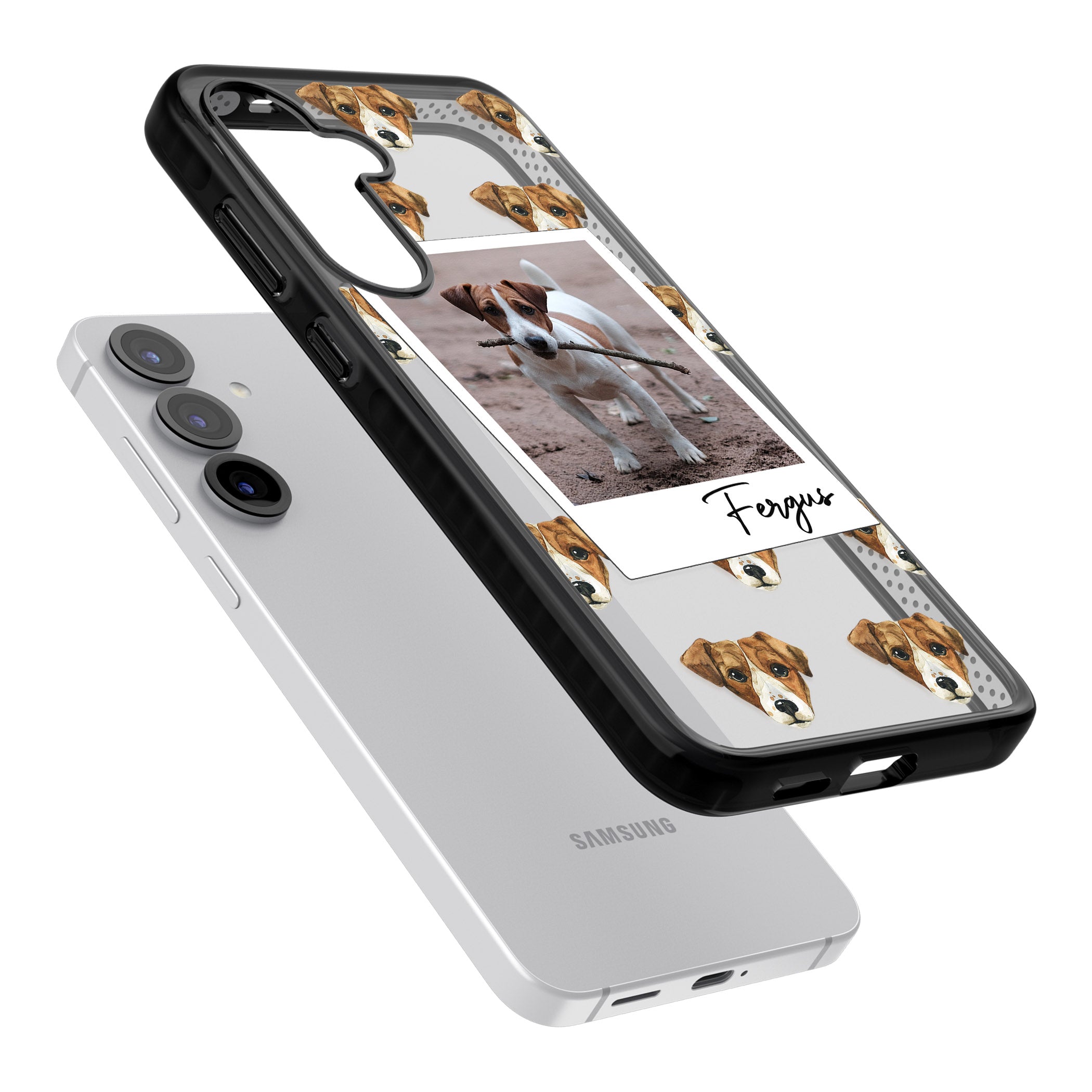 Personalised Jack Russell Instant Camera Photo