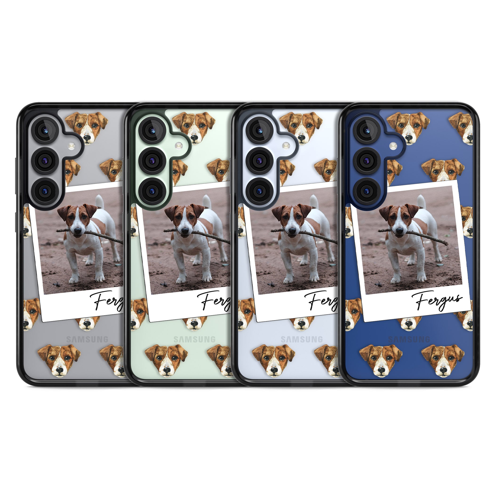 Personalised Jack Russell Instant Camera Photo