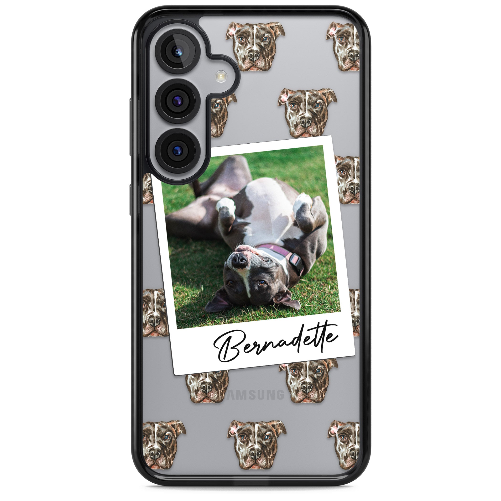 Personalised Staffordshire Bull Terrier Instant Camera Photo