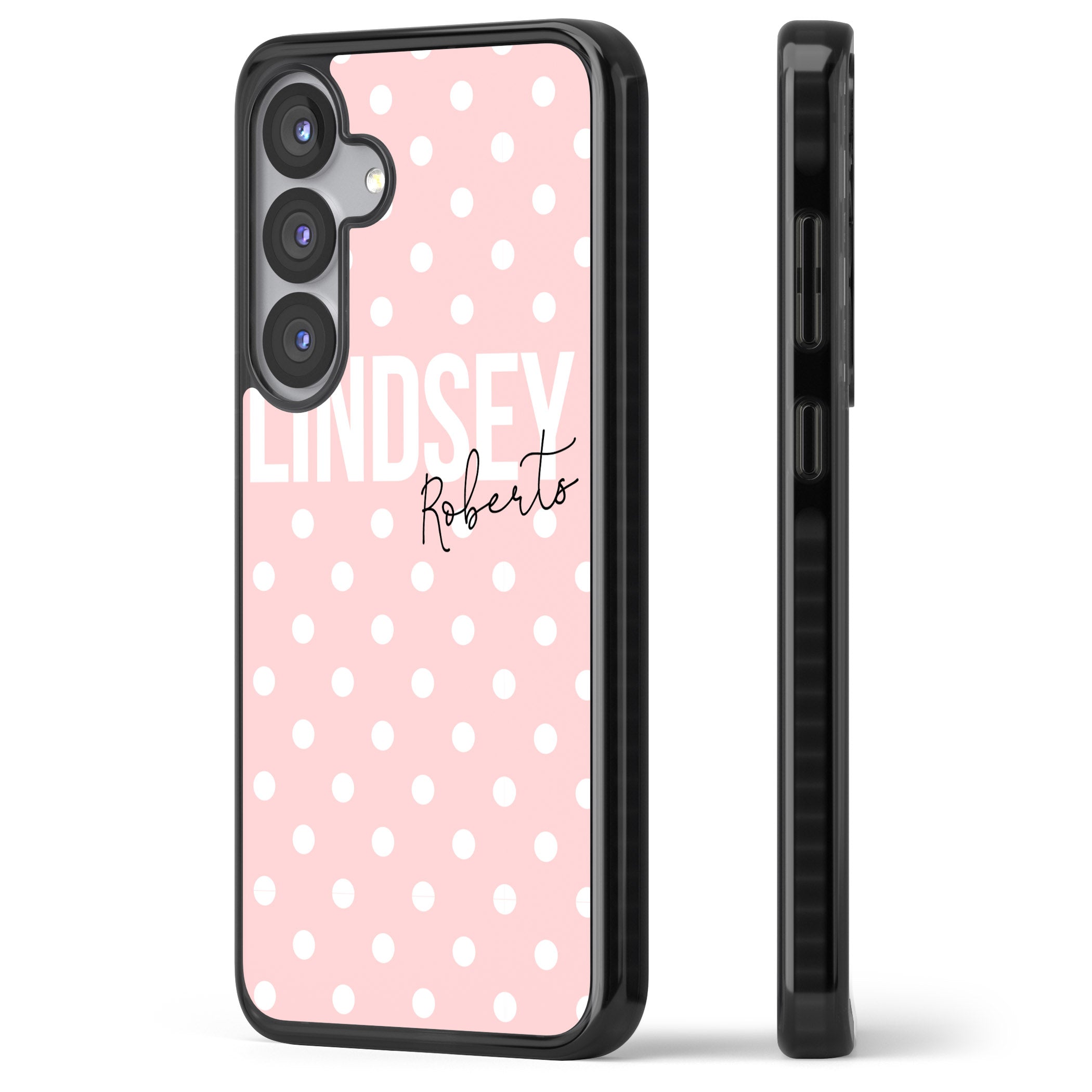 Personalised Pink Polka