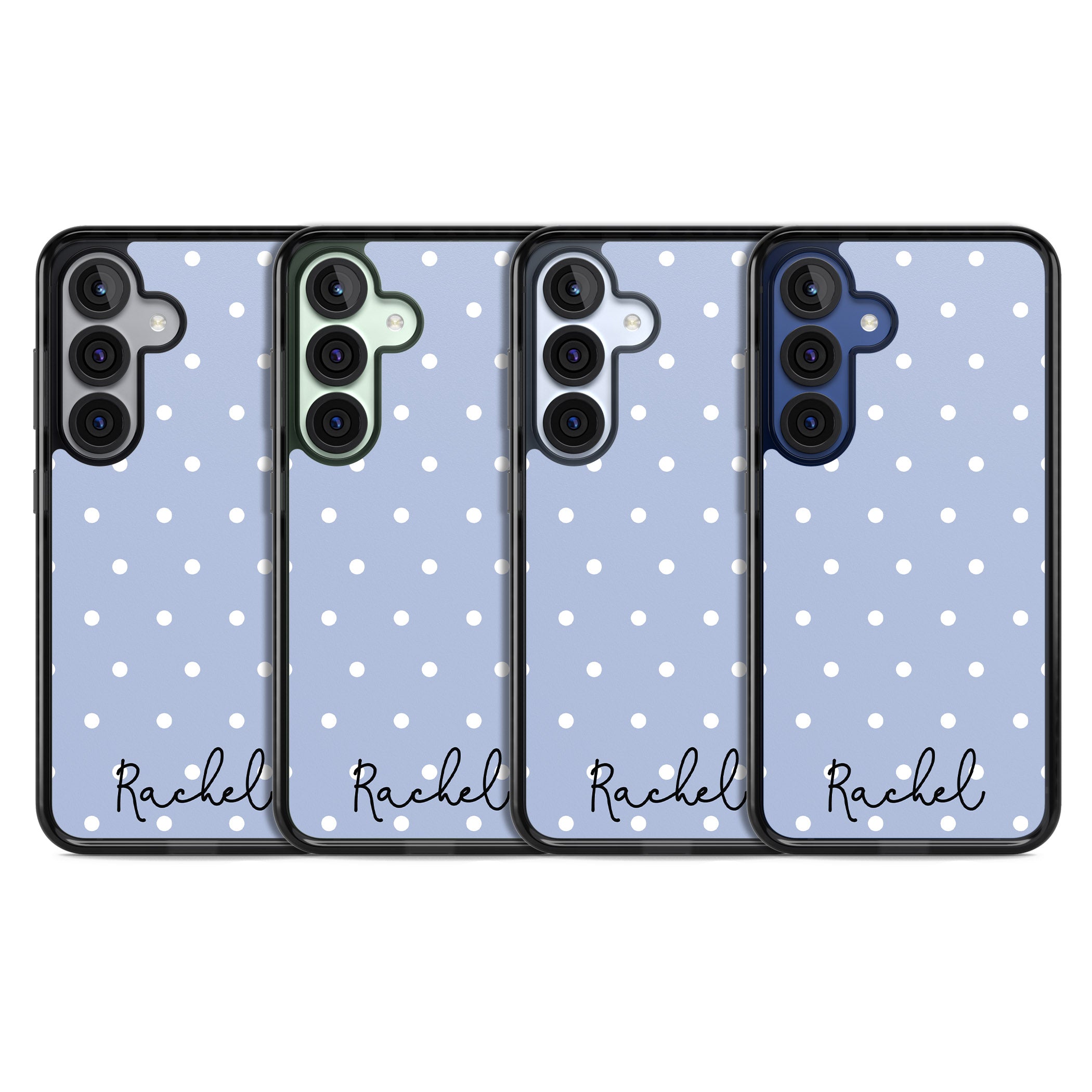 Personalised Simple Light Blue Dots