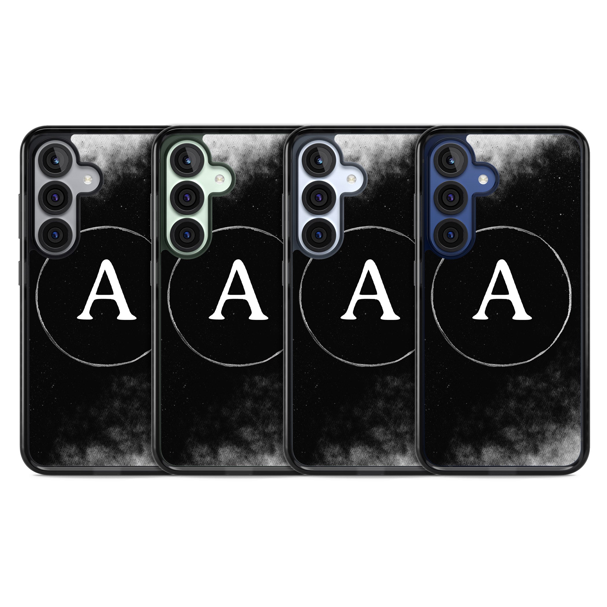 Personalised Monochrome Cosmic Monogram