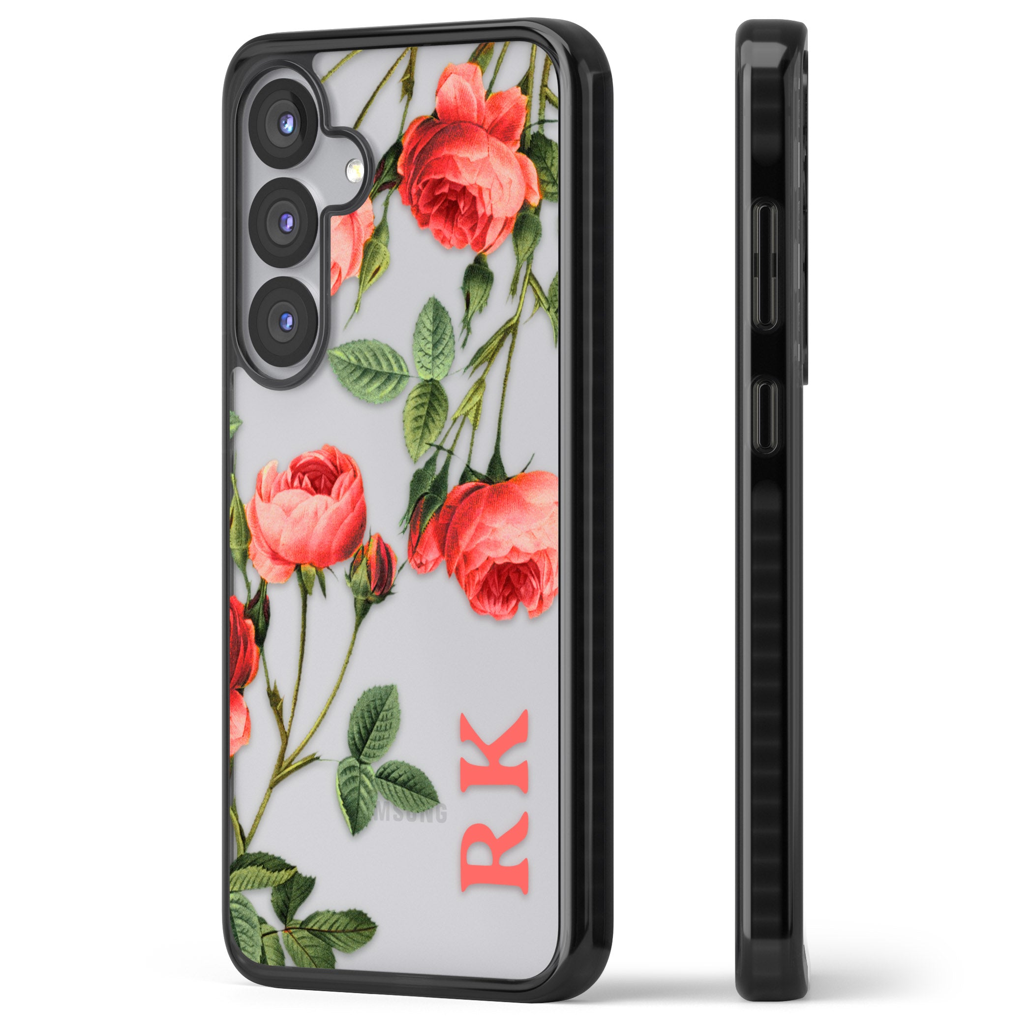 Personalised Vintage Floral Rose