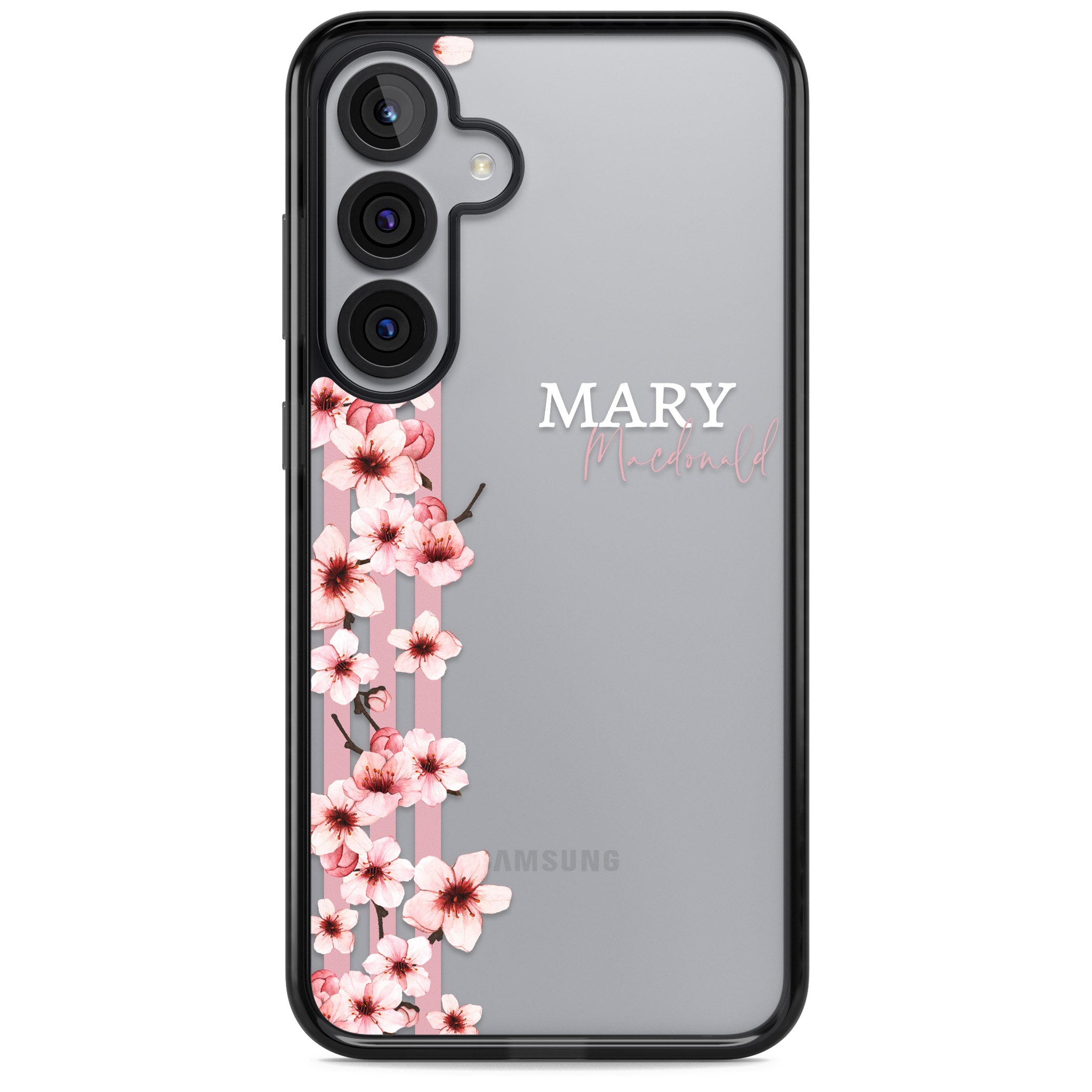 Personalised Cherry Blossom Stripes