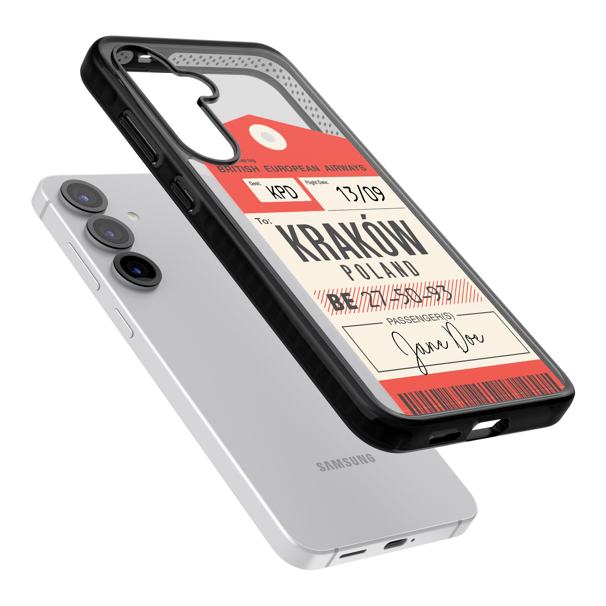 Personalised Vintage Bea Luggage Tag