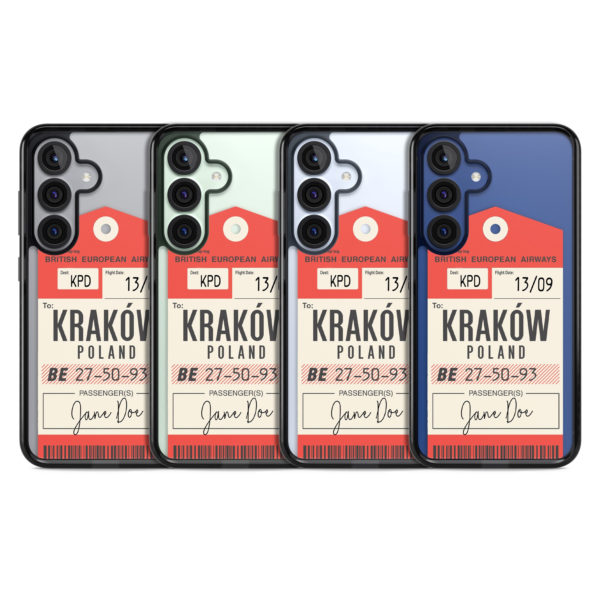 Personalised Vintage Bea Luggage Tag