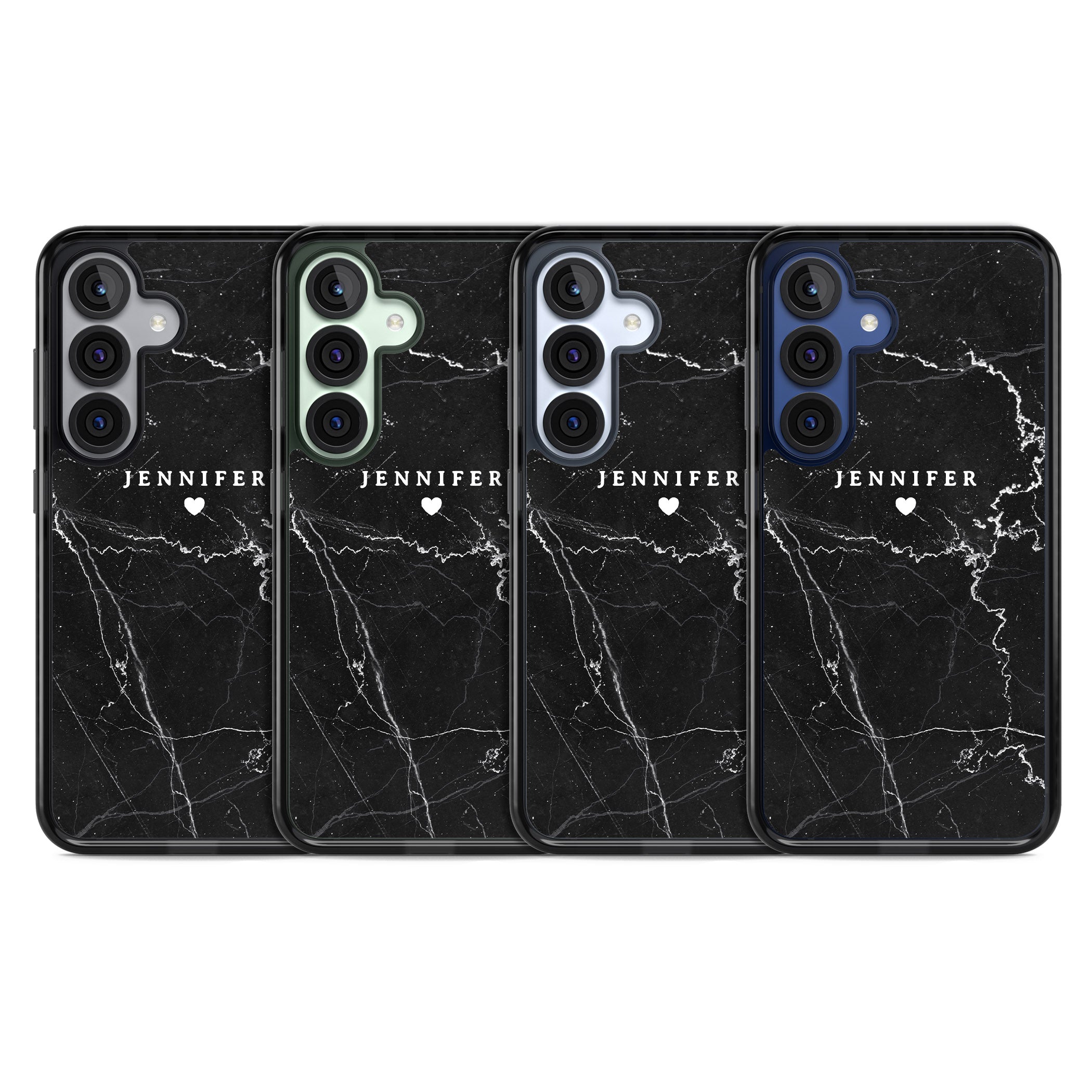 Personalised Black Marble