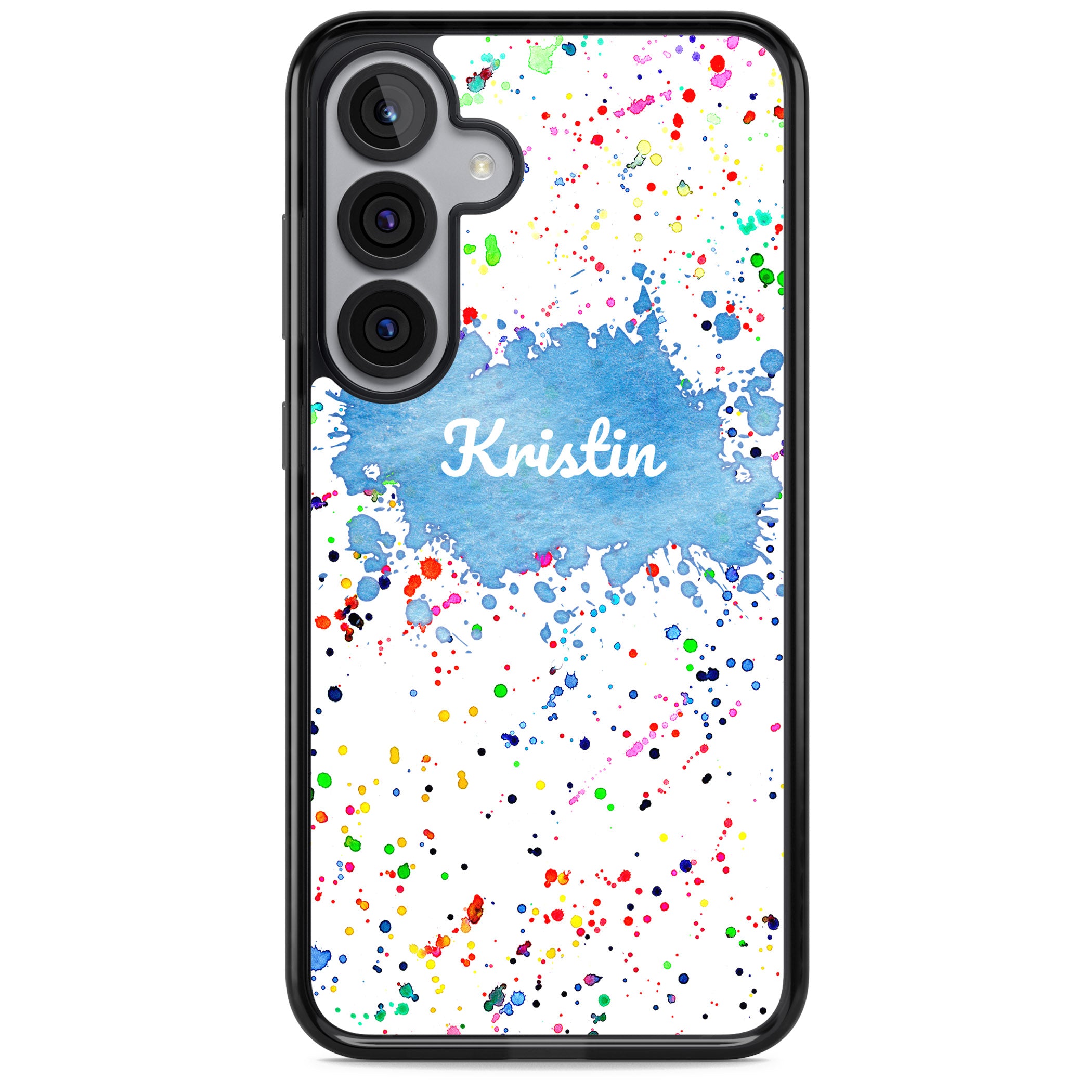 Personalised Rainbow Splatter Name