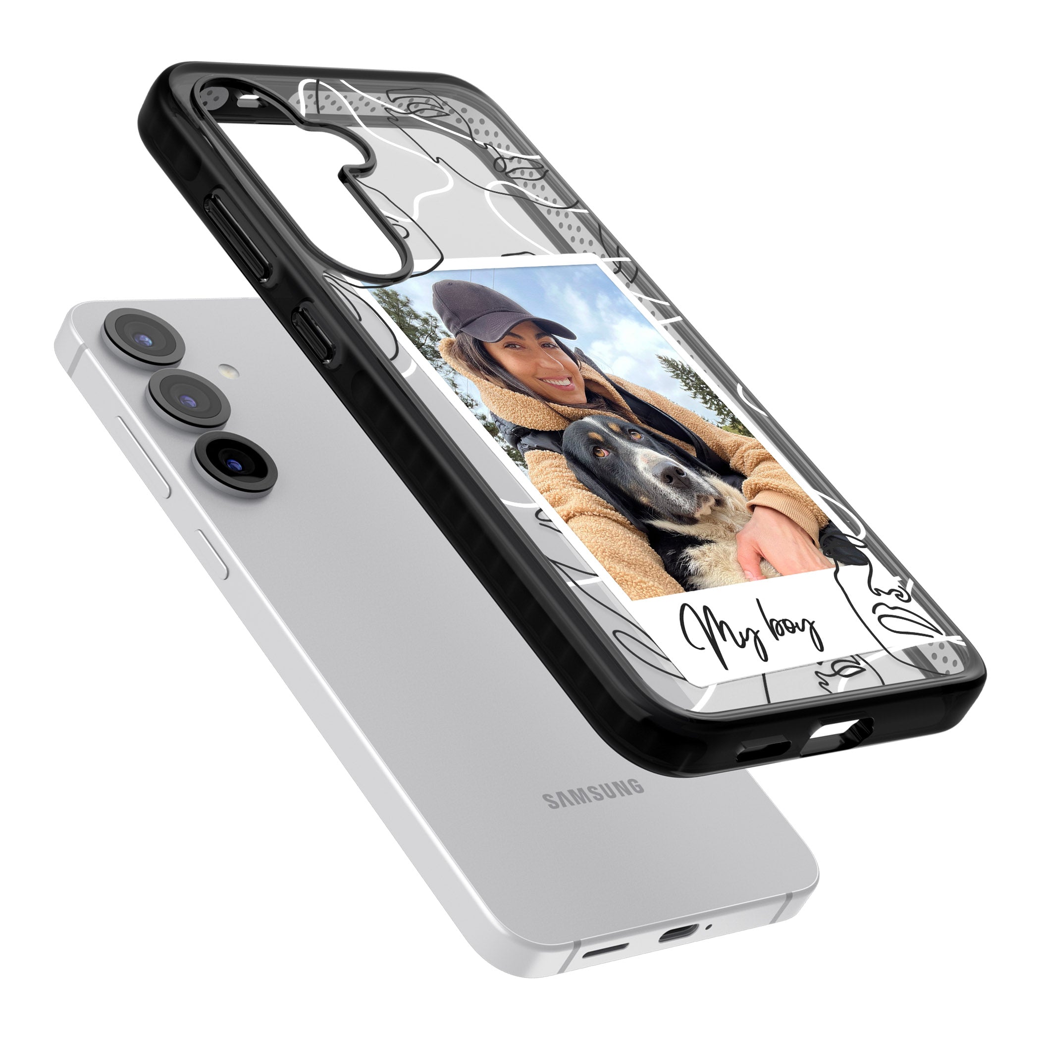 Personalised Abstract Faces Instant Photo