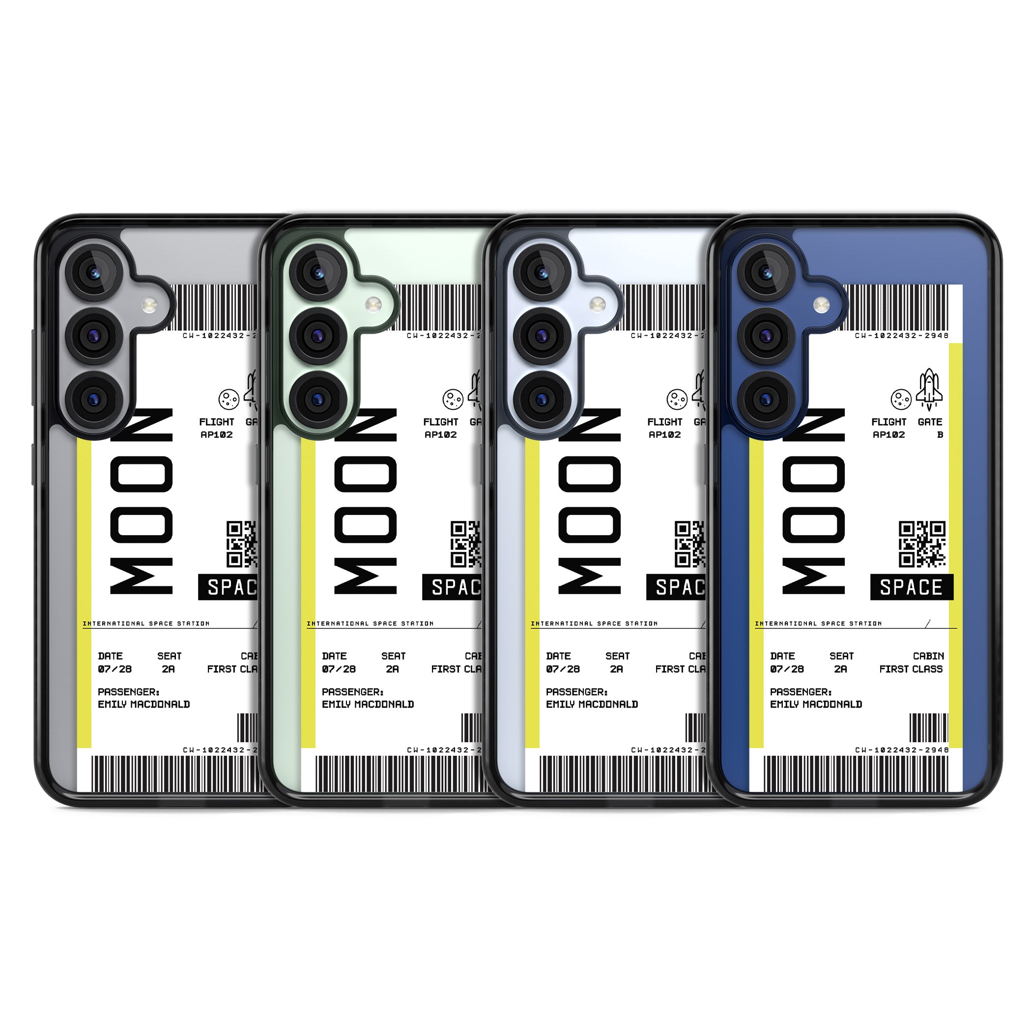 Personalised Moon Travel Ticket