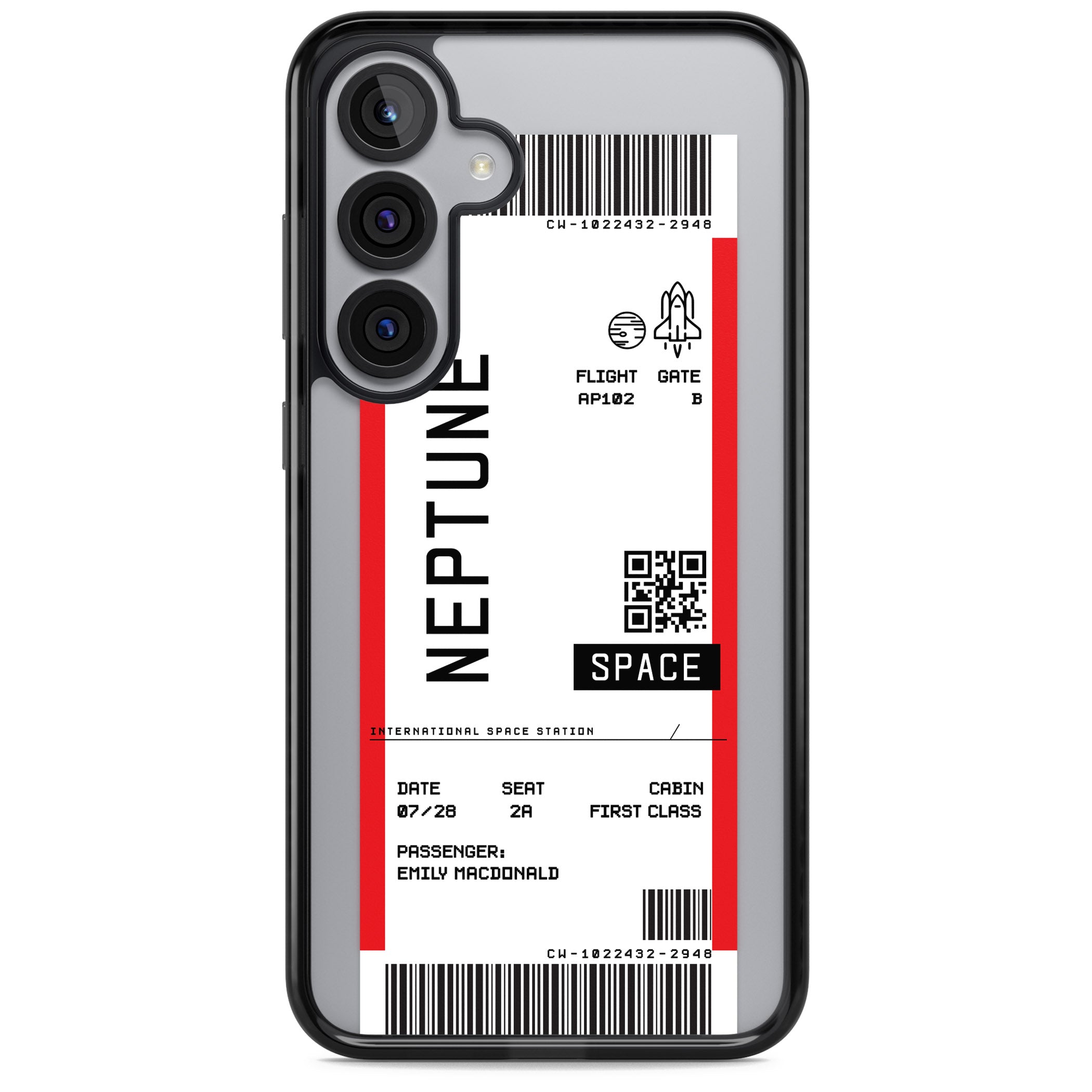Personalised Neptune Travel Ticket