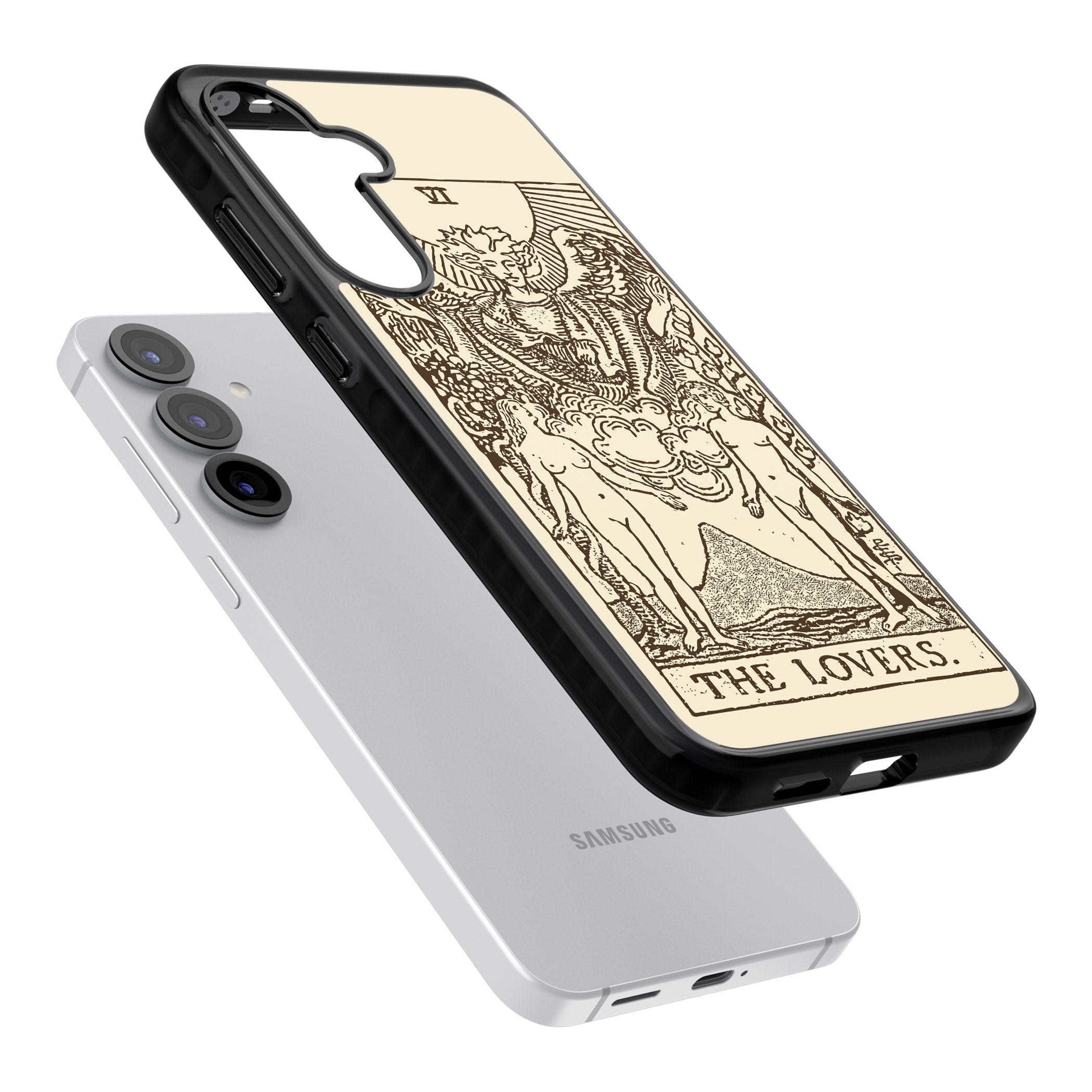 Personalised The Lovers Tarot Card (Cream)