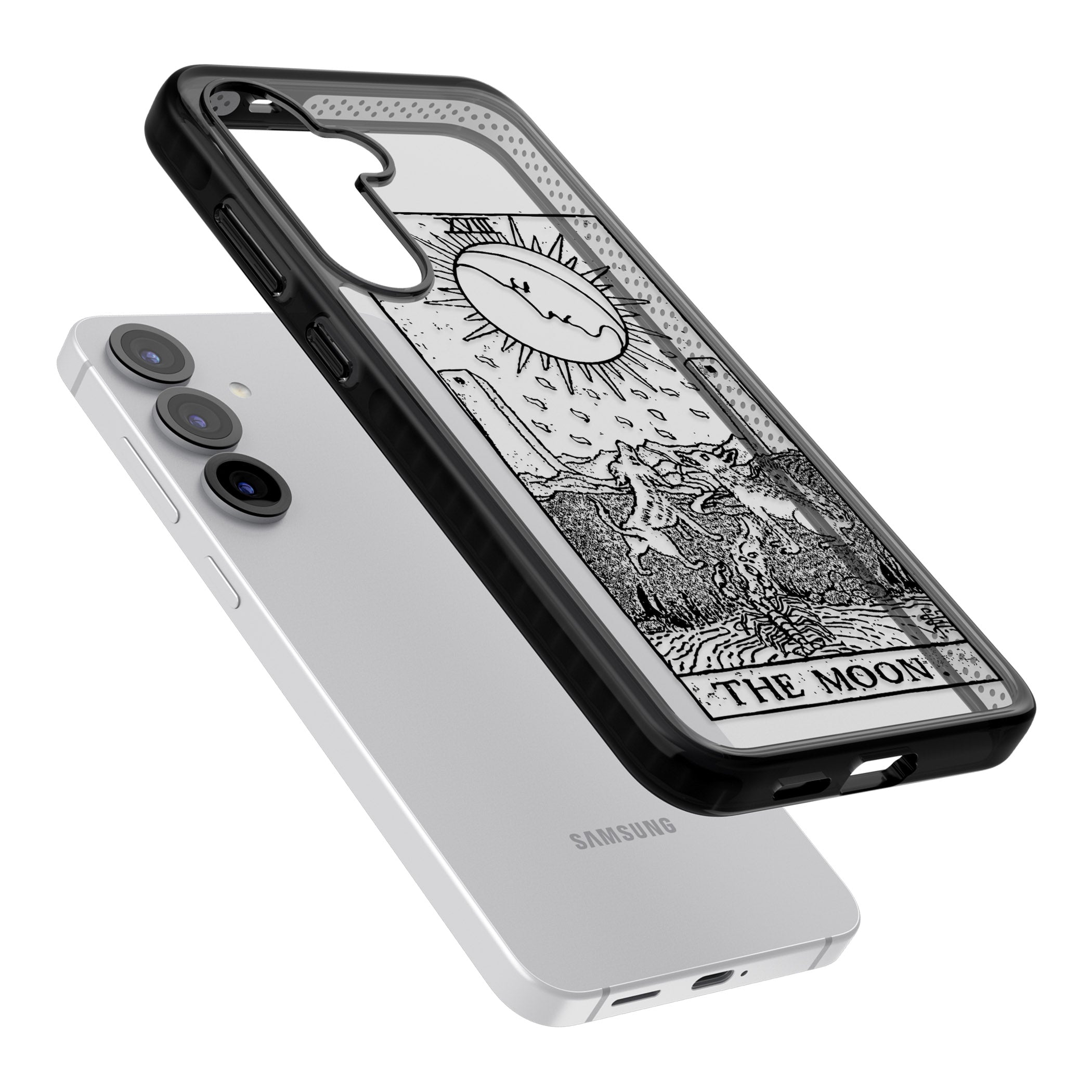 Personalised The Moon Tarot Card (Clear)