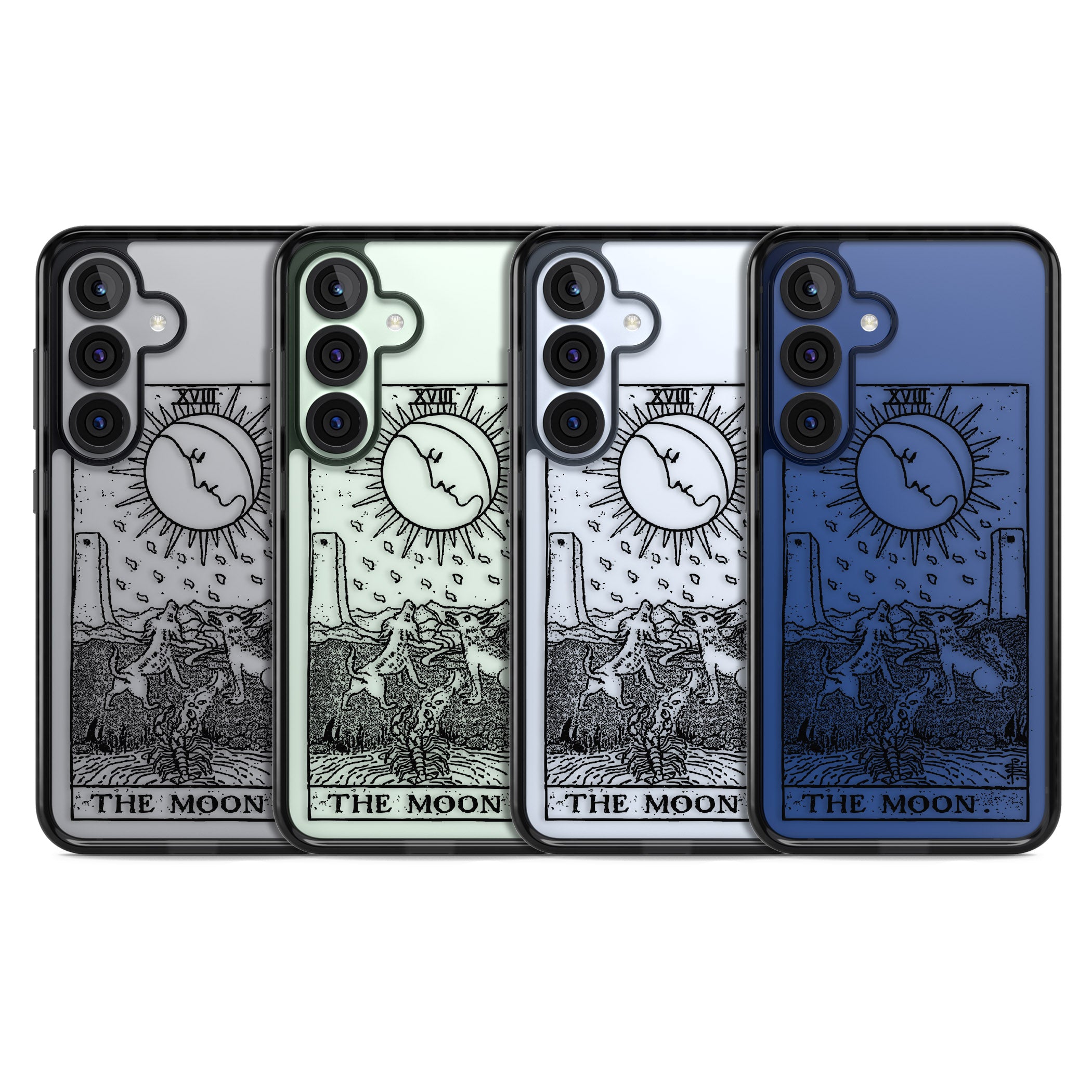 Personalised The Moon Tarot Card (Clear)