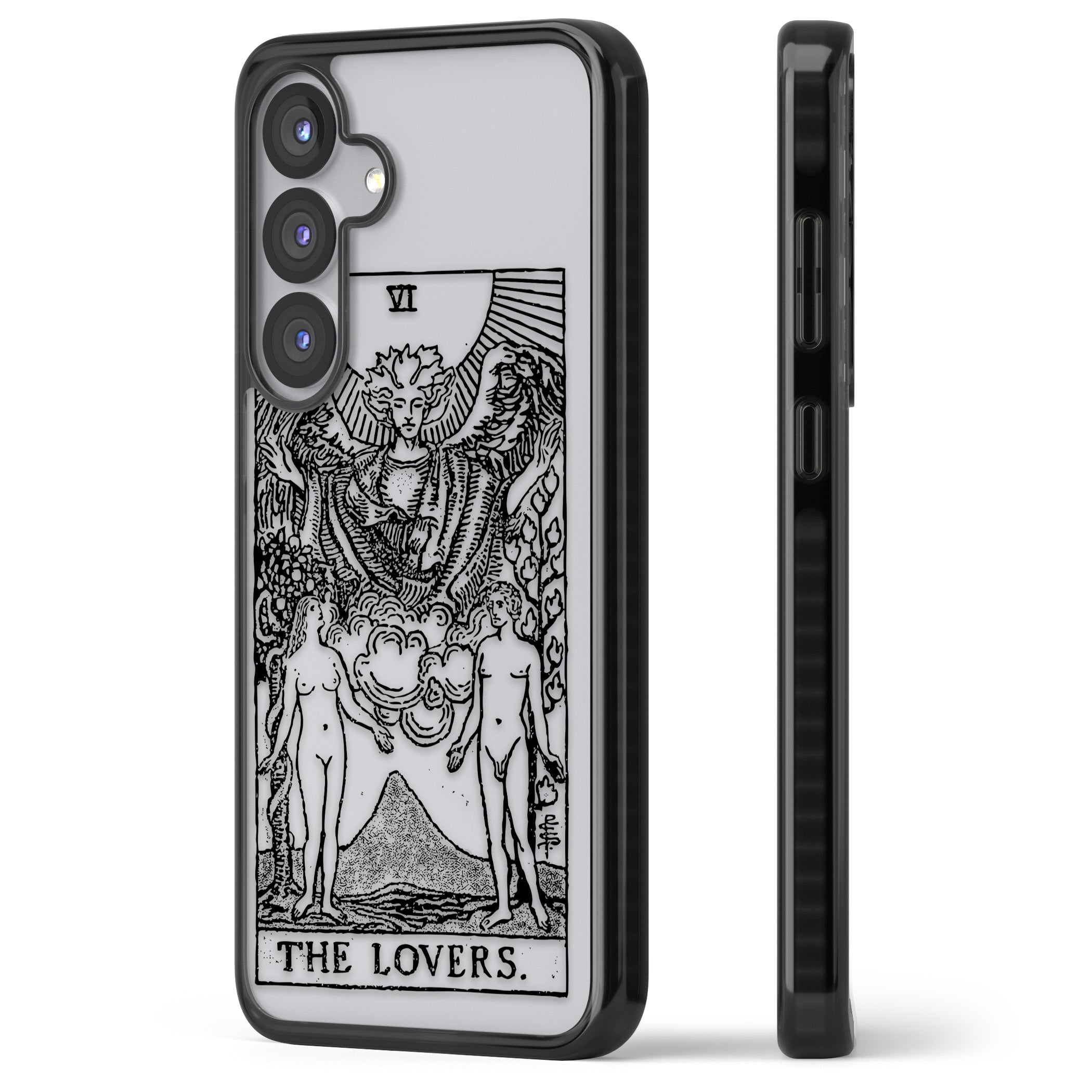 Personalised The Lovers Tarot Card (Clear)