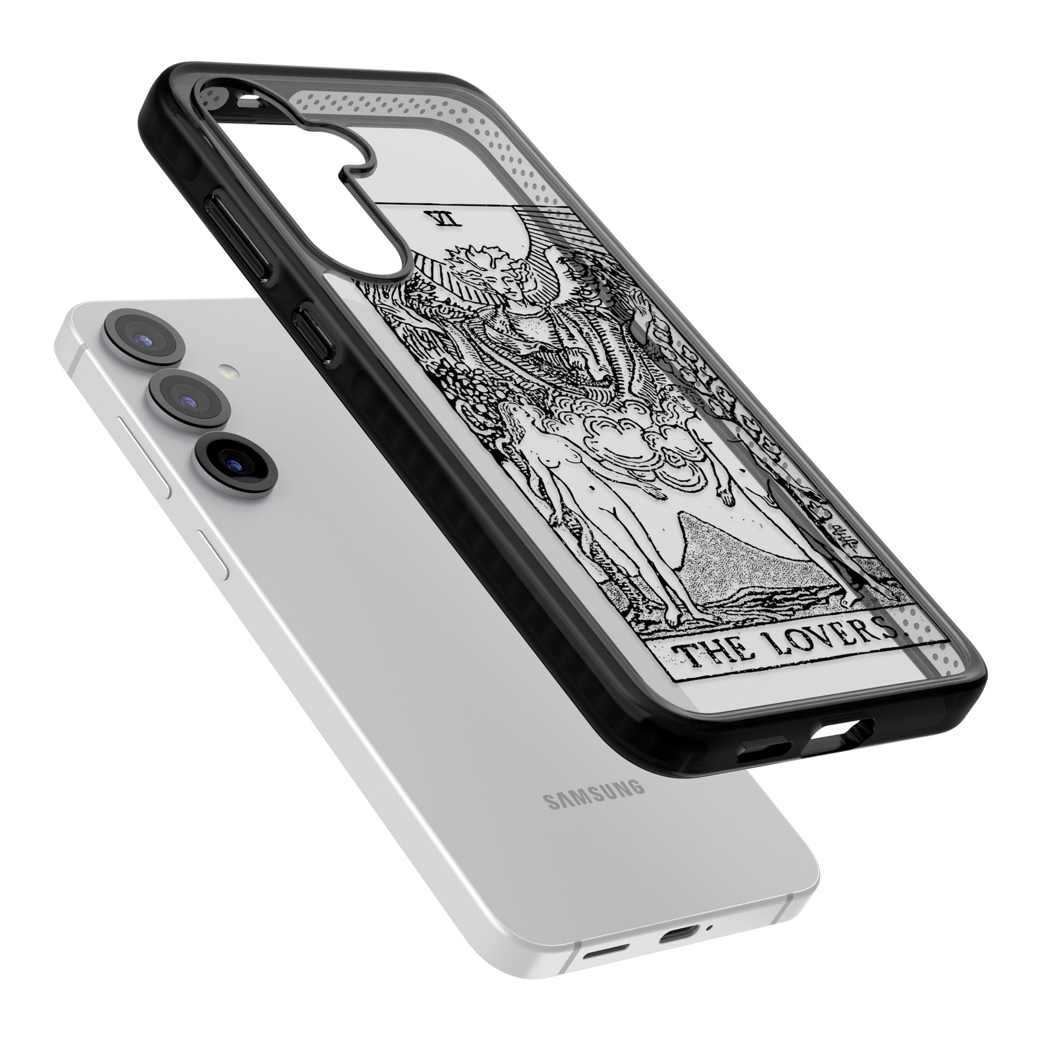 Personalised The Lovers Tarot Card (Clear)