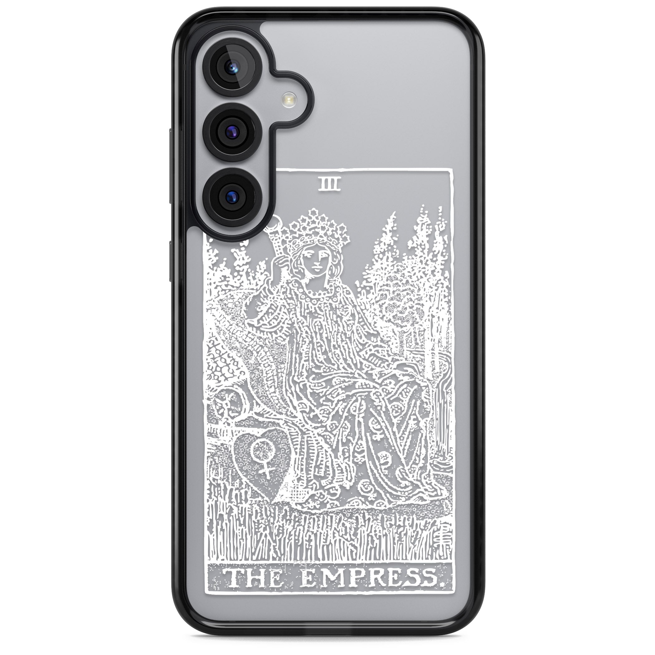 Personalised The Empress Tarot Card (White)