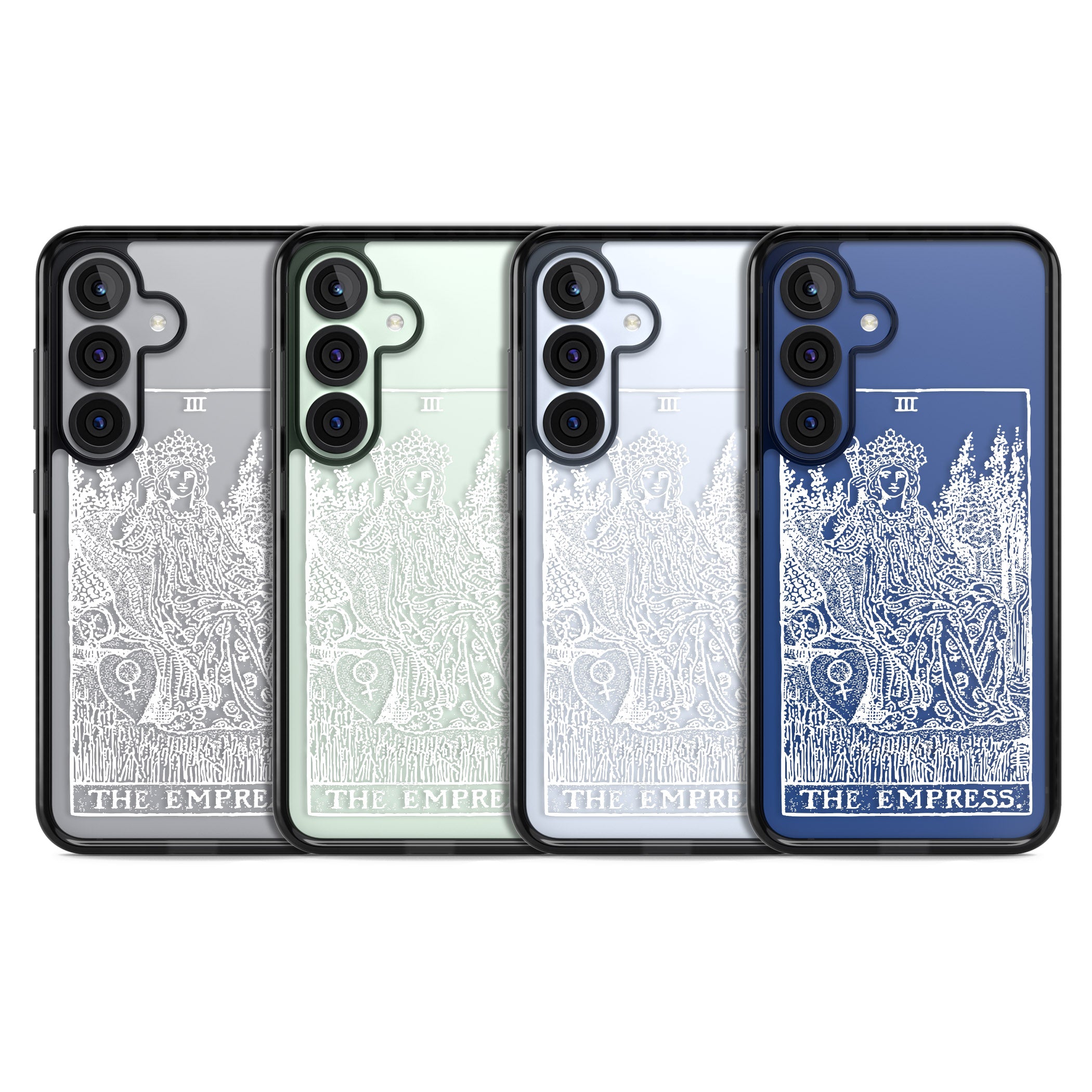 Personalised The Empress Tarot Card (White)