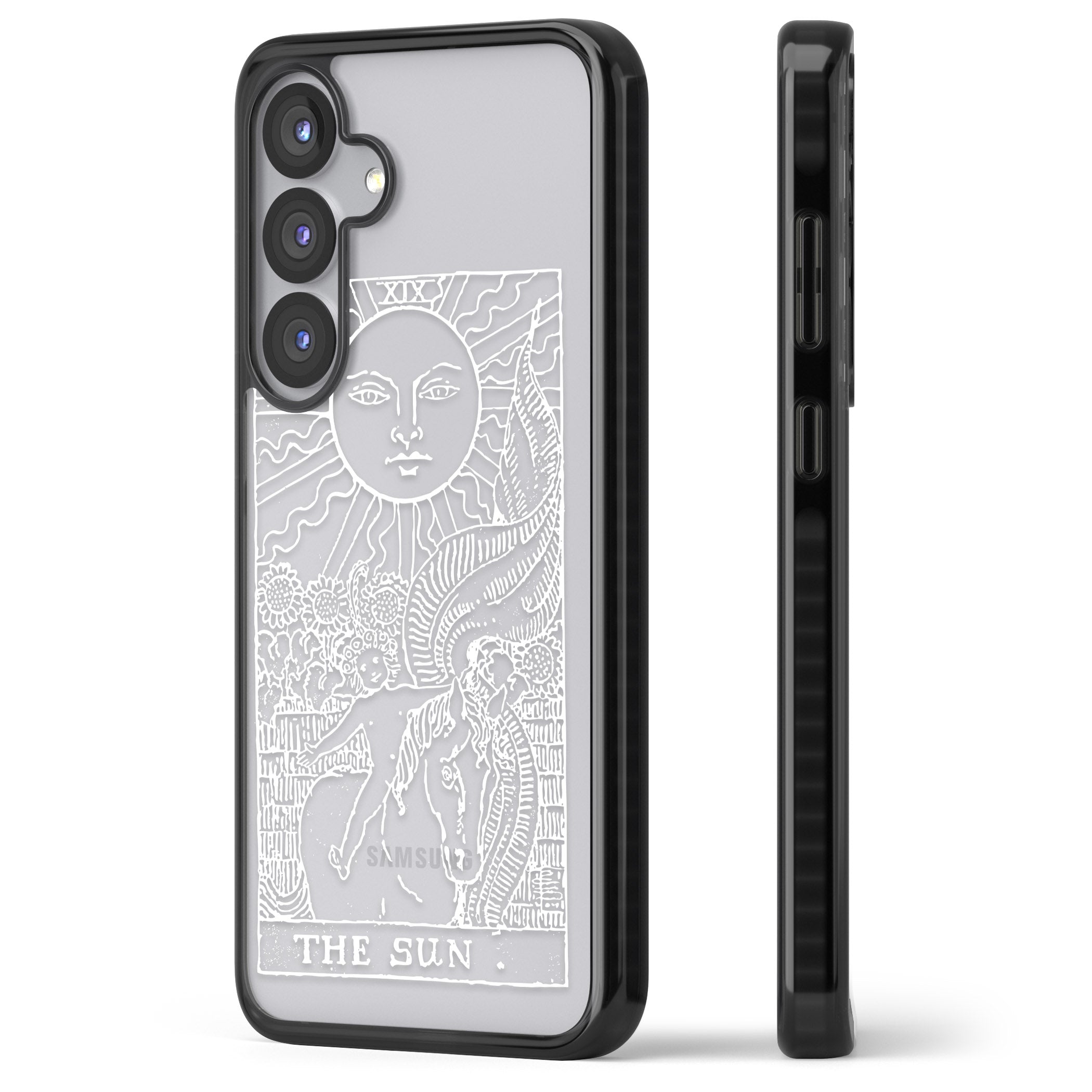 Personalised The Sun Tarot Card (White)