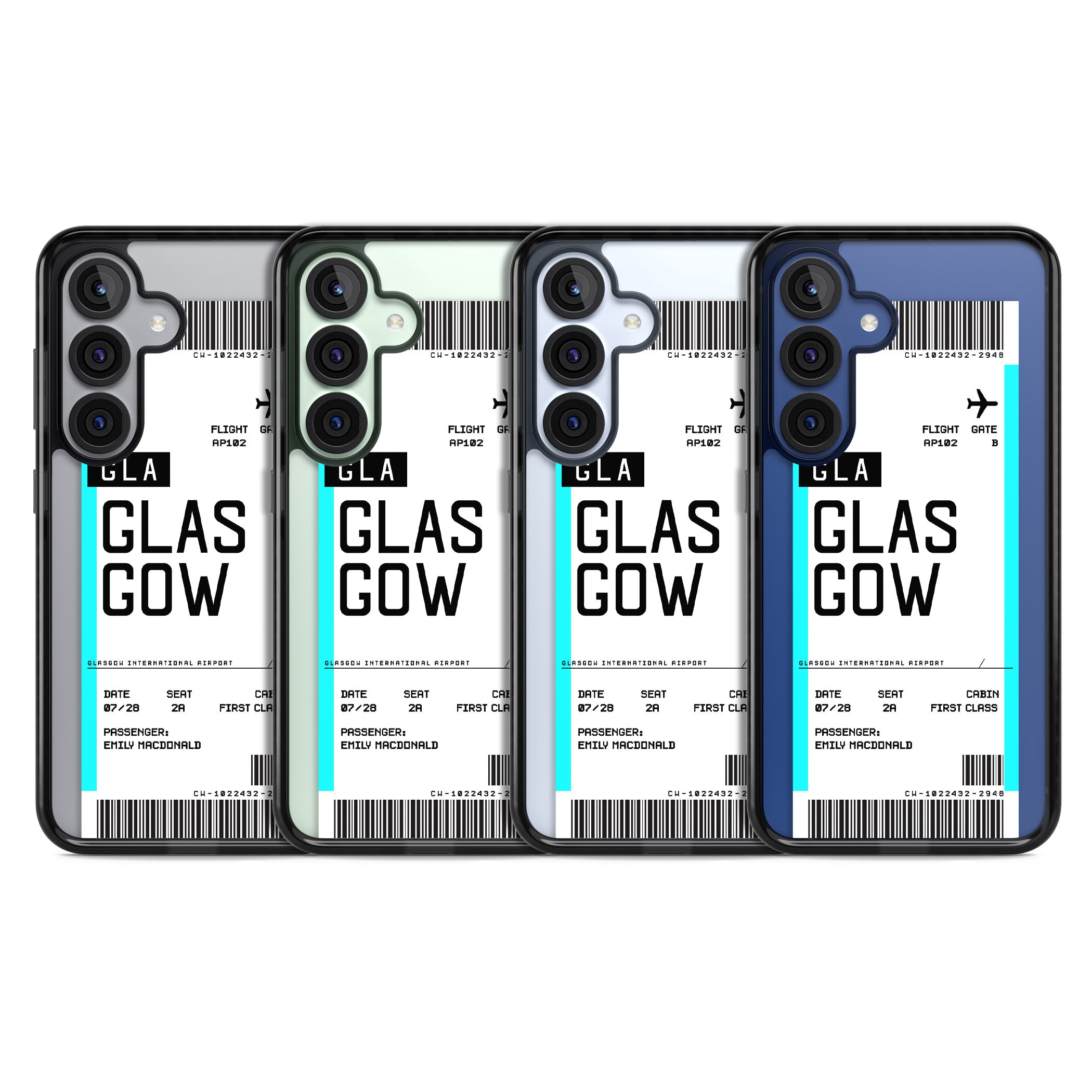 Personalised Glasgow Boarding Pass