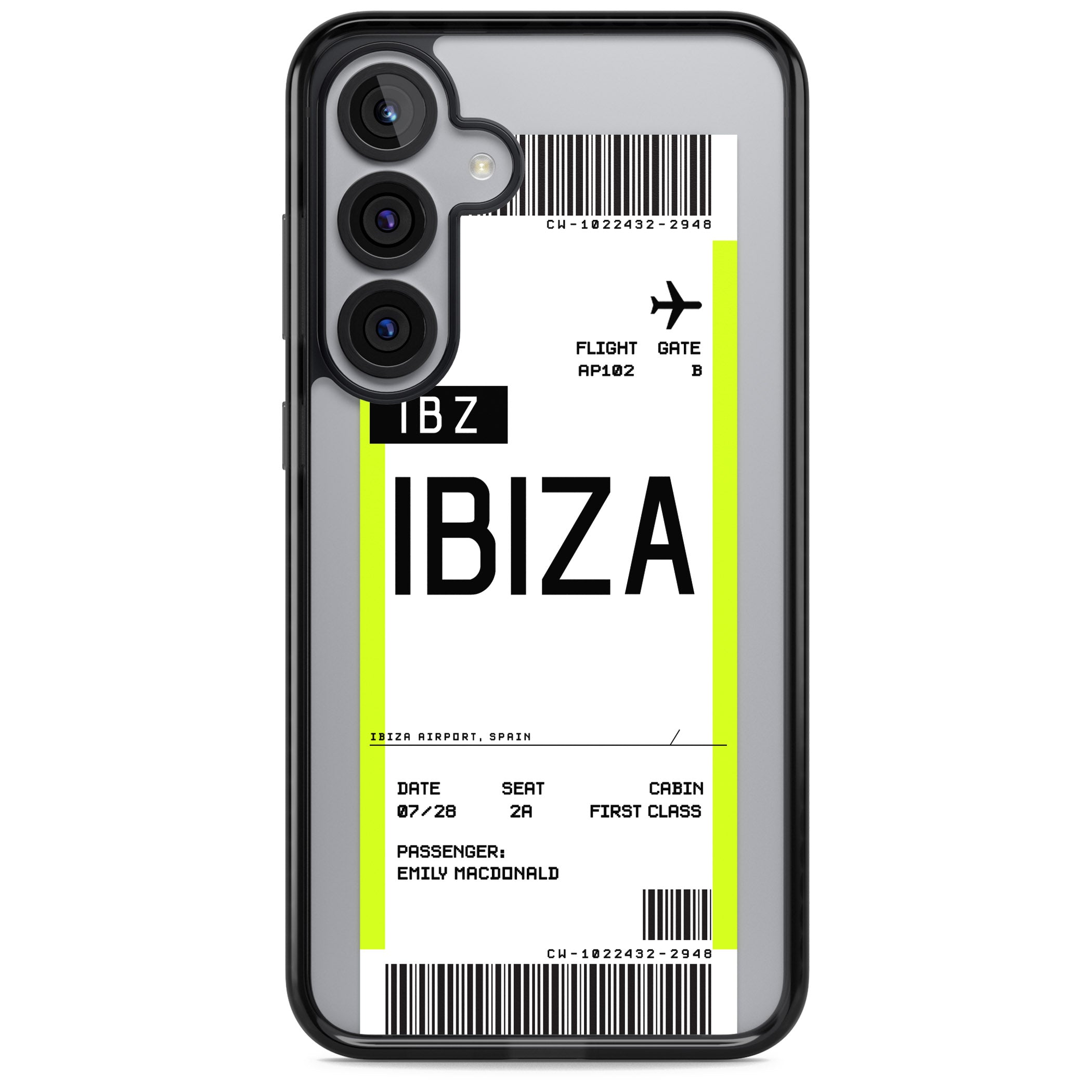 Personalised Ibiza Boarding Pass