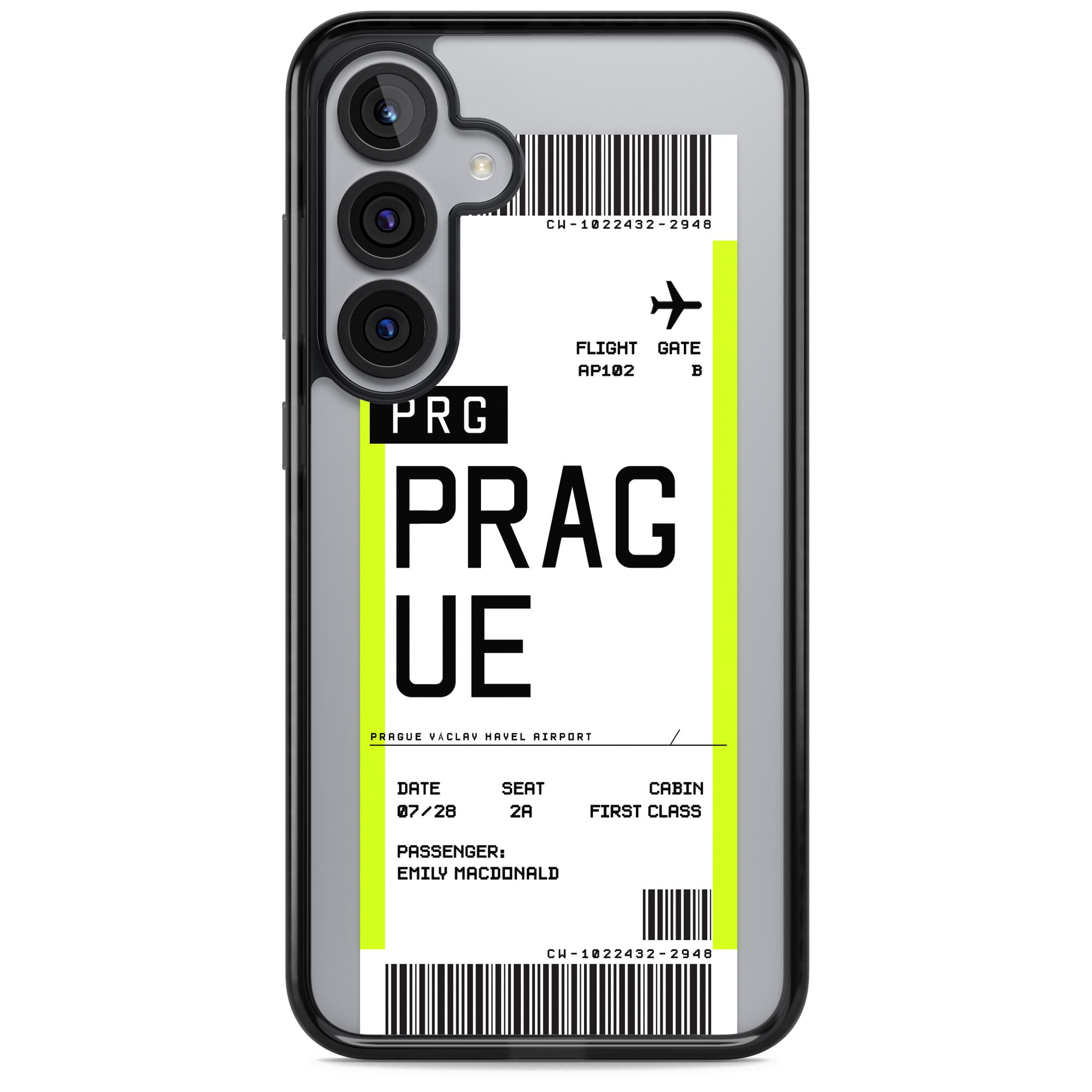 Personalised Prague Boarding Pass