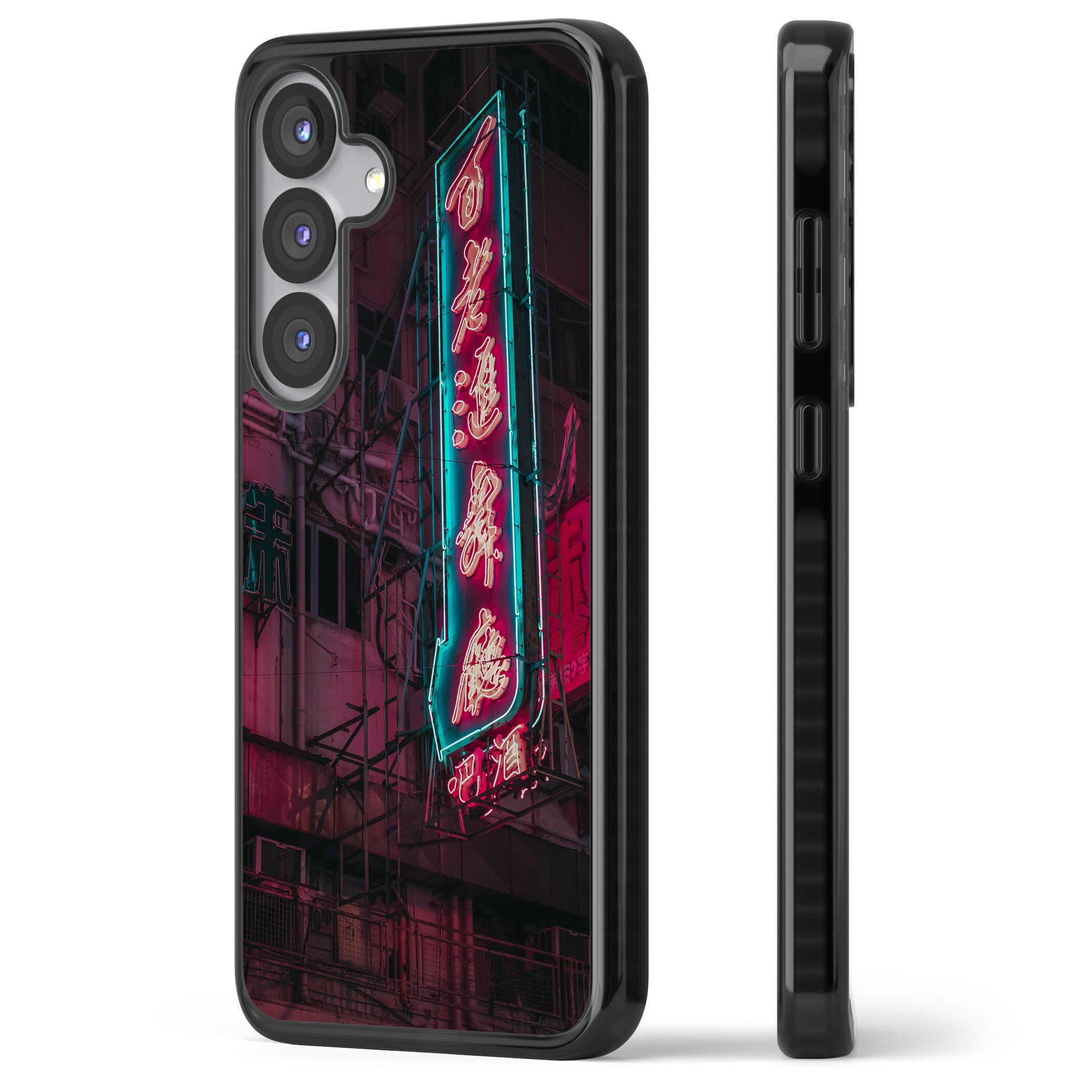 Neon Kanji Cityscape