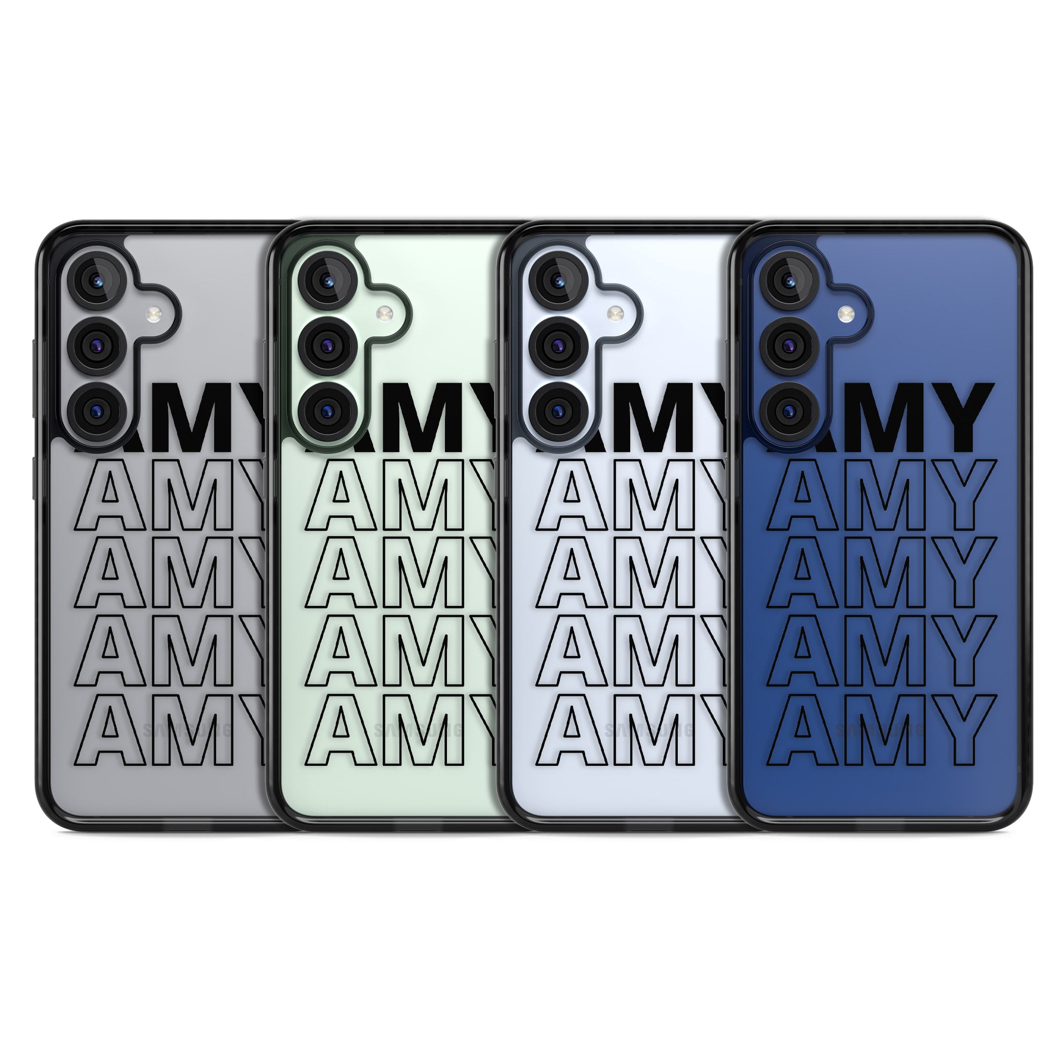 Personalised Bold Name Repetition