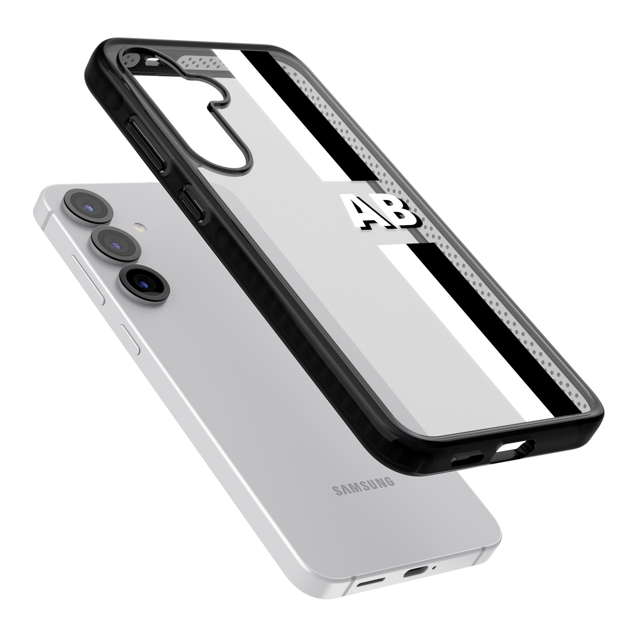 Personalised Bold Two Stripe Name