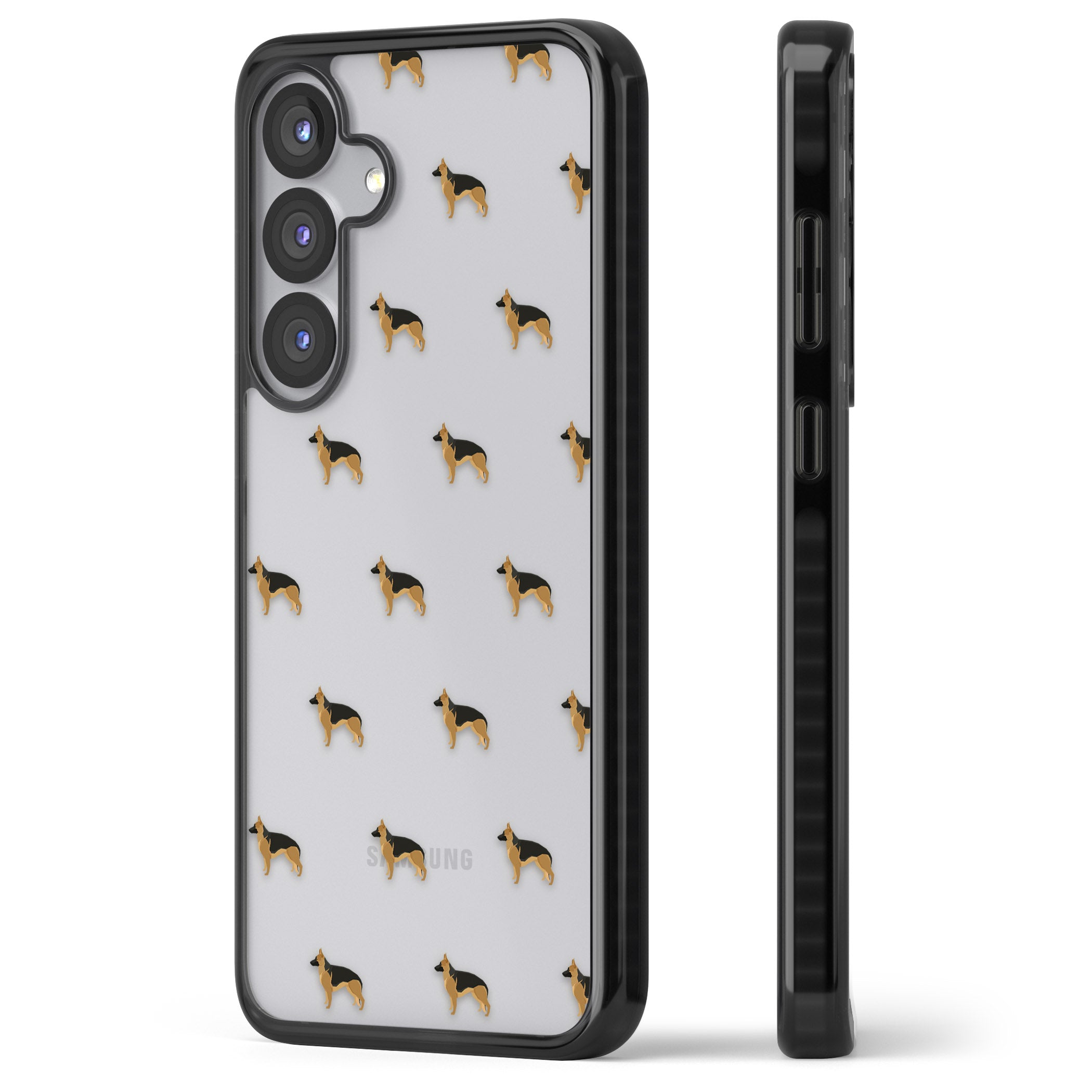 German Shepherd Pattern Clear