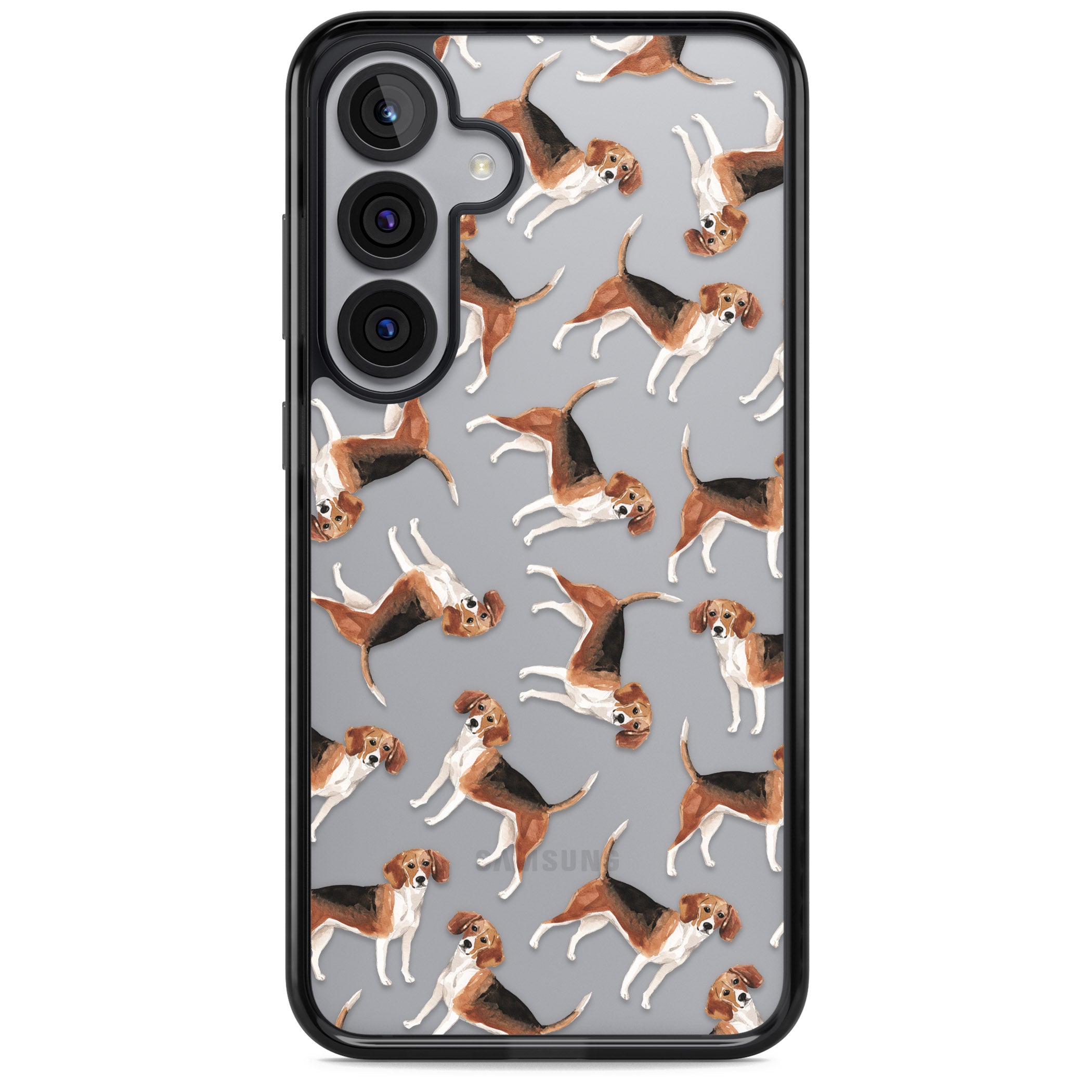 Beagle Watercolor Pattern