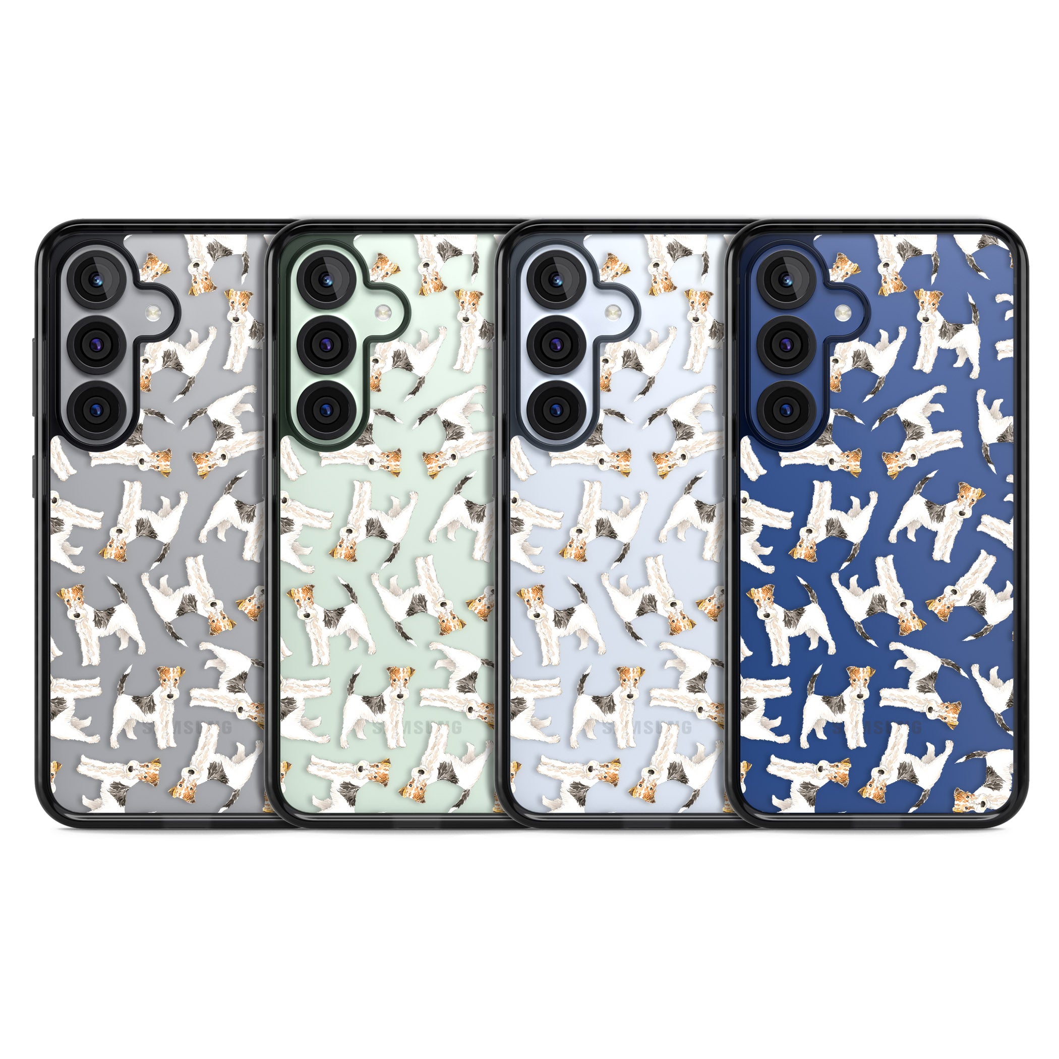 Wire Haired Fox Terrier Dog Pattern