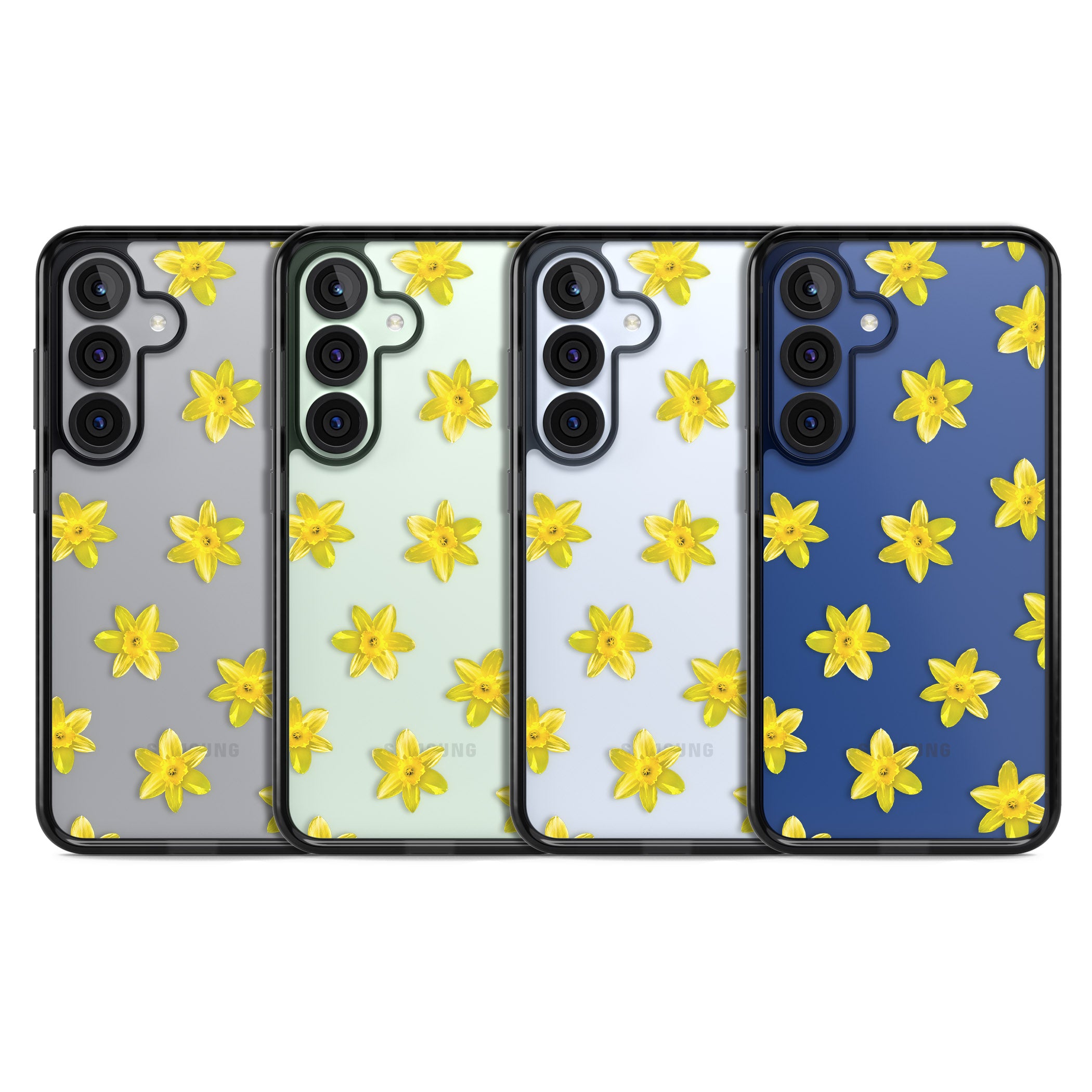 Daffodils Transparent Pattern