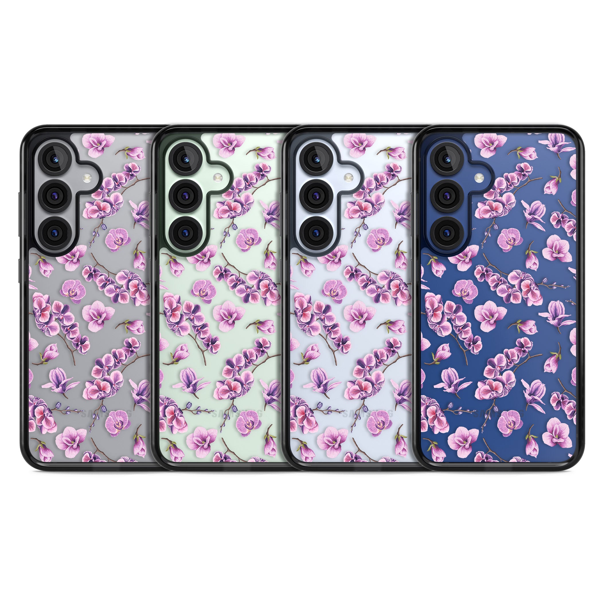 Purple Orchids Floral