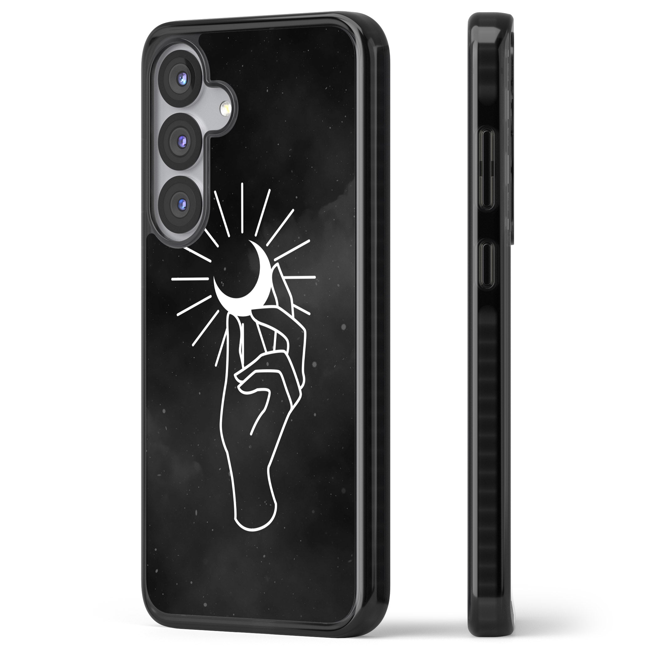 Hand Holding Celestial Moon