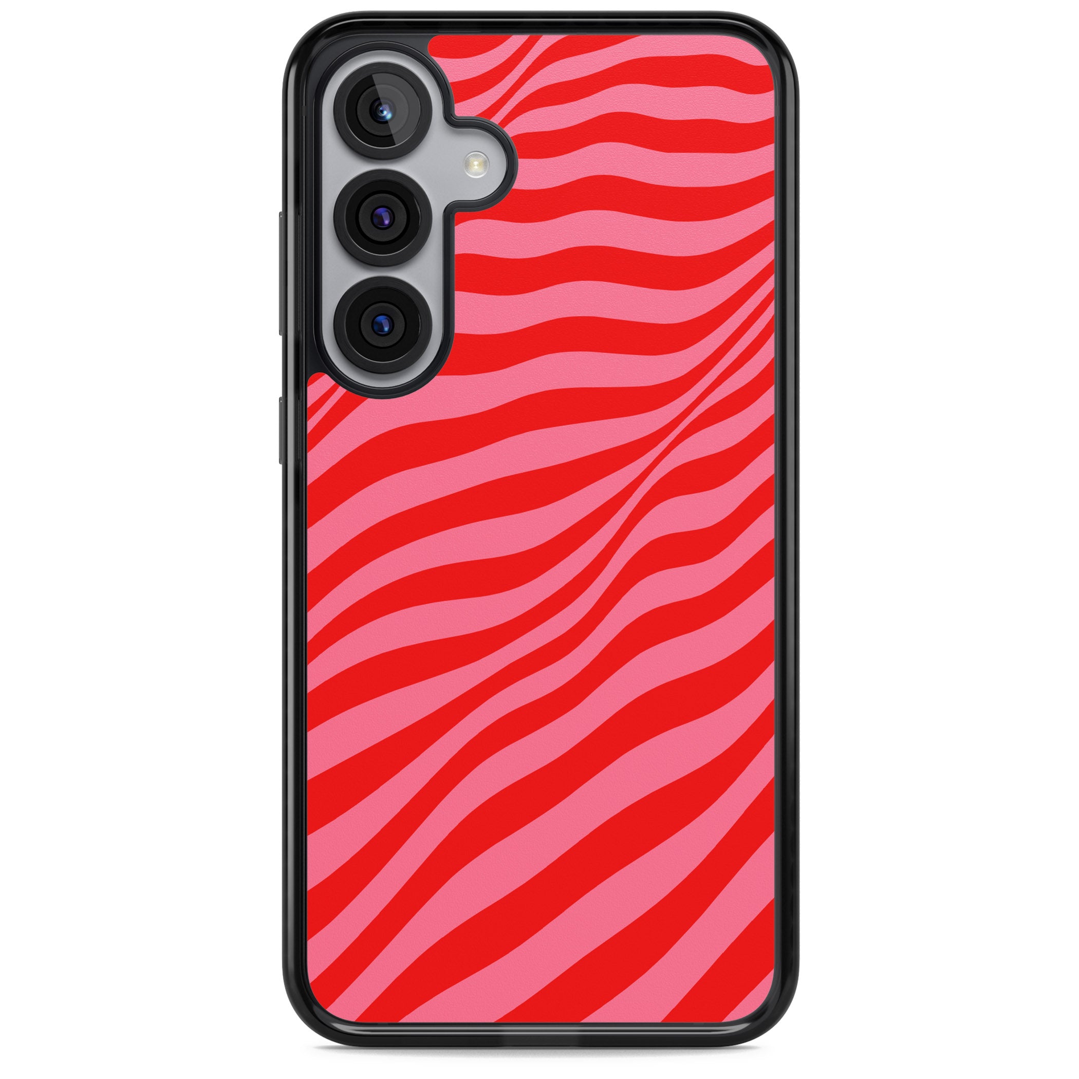 Pink & Red Distorted Line