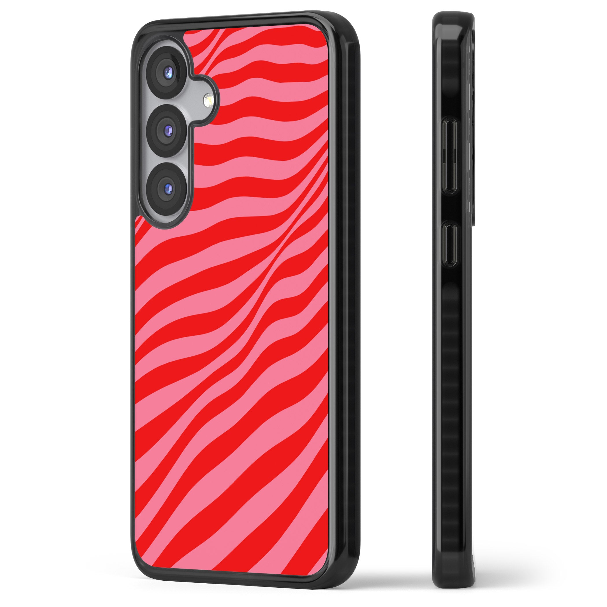 Pink & Red Distorted Line