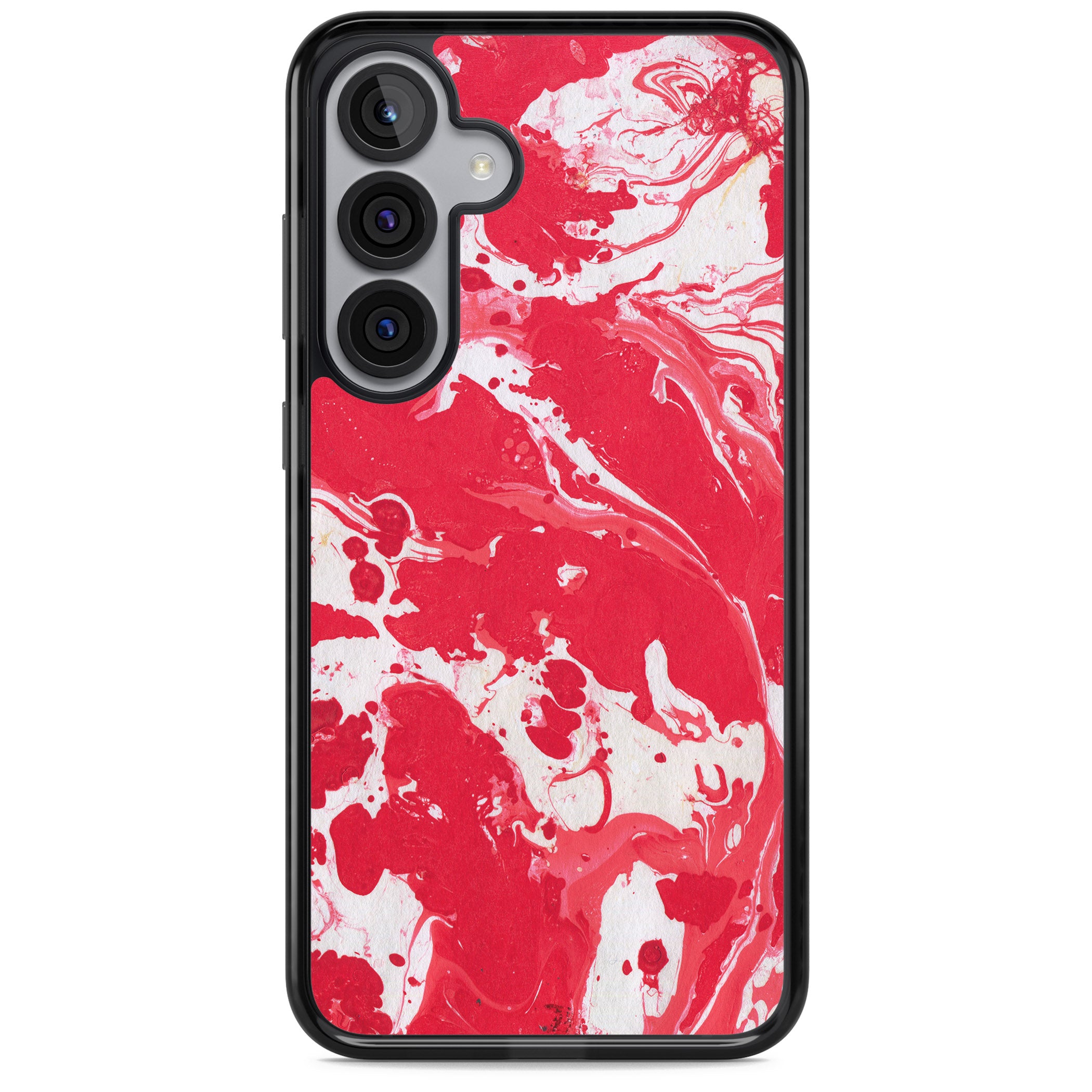 Red & White Marbled